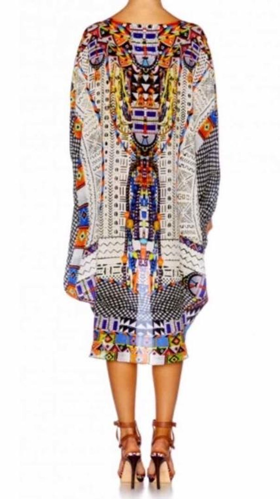 Camilla Echoes of Engai Scoop Back Hem Dress One Size for rent on The Volte - main image