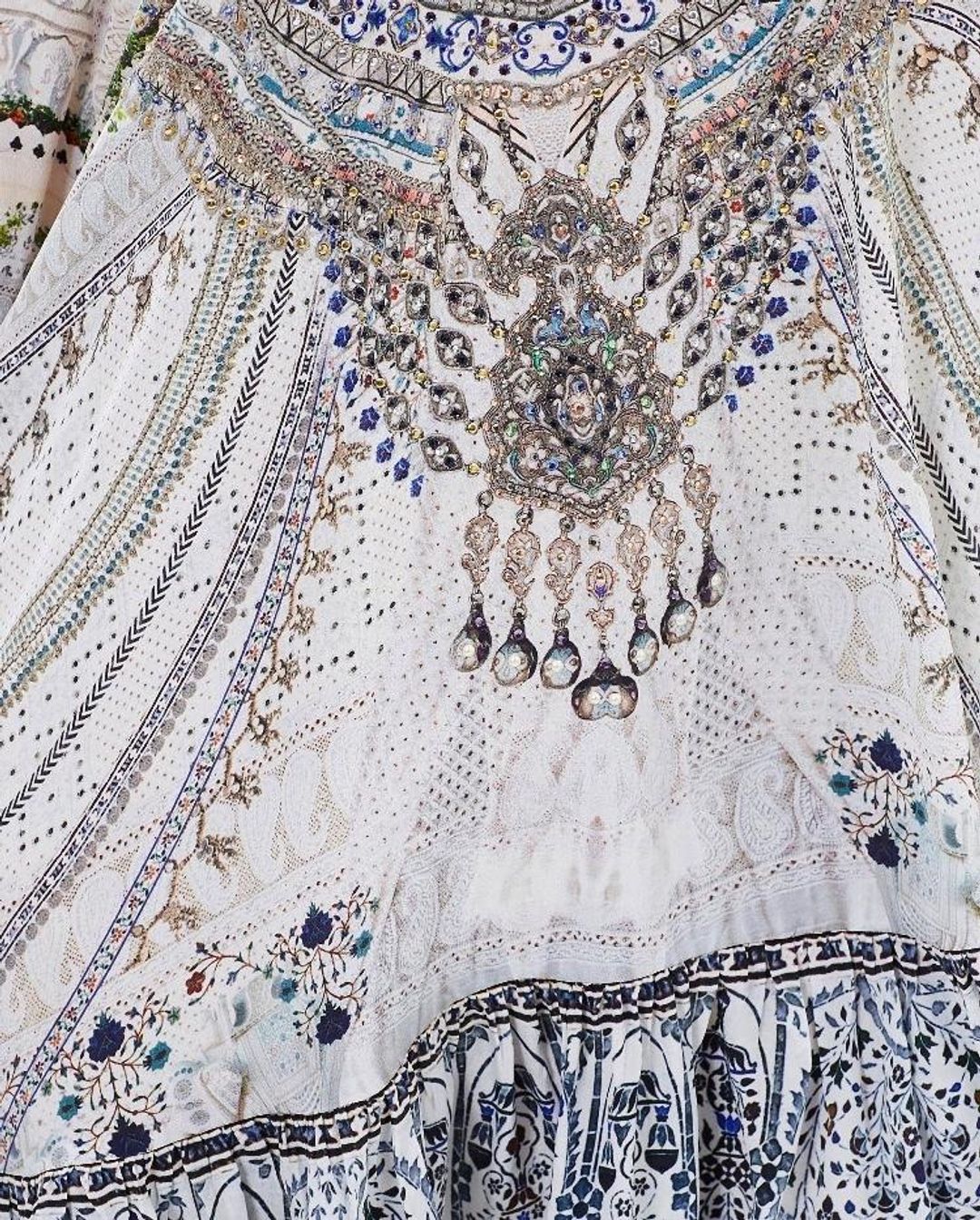 Camilla 'Breakfast with Sylvia' A line frill dress Size M for rent on The Volte - main image