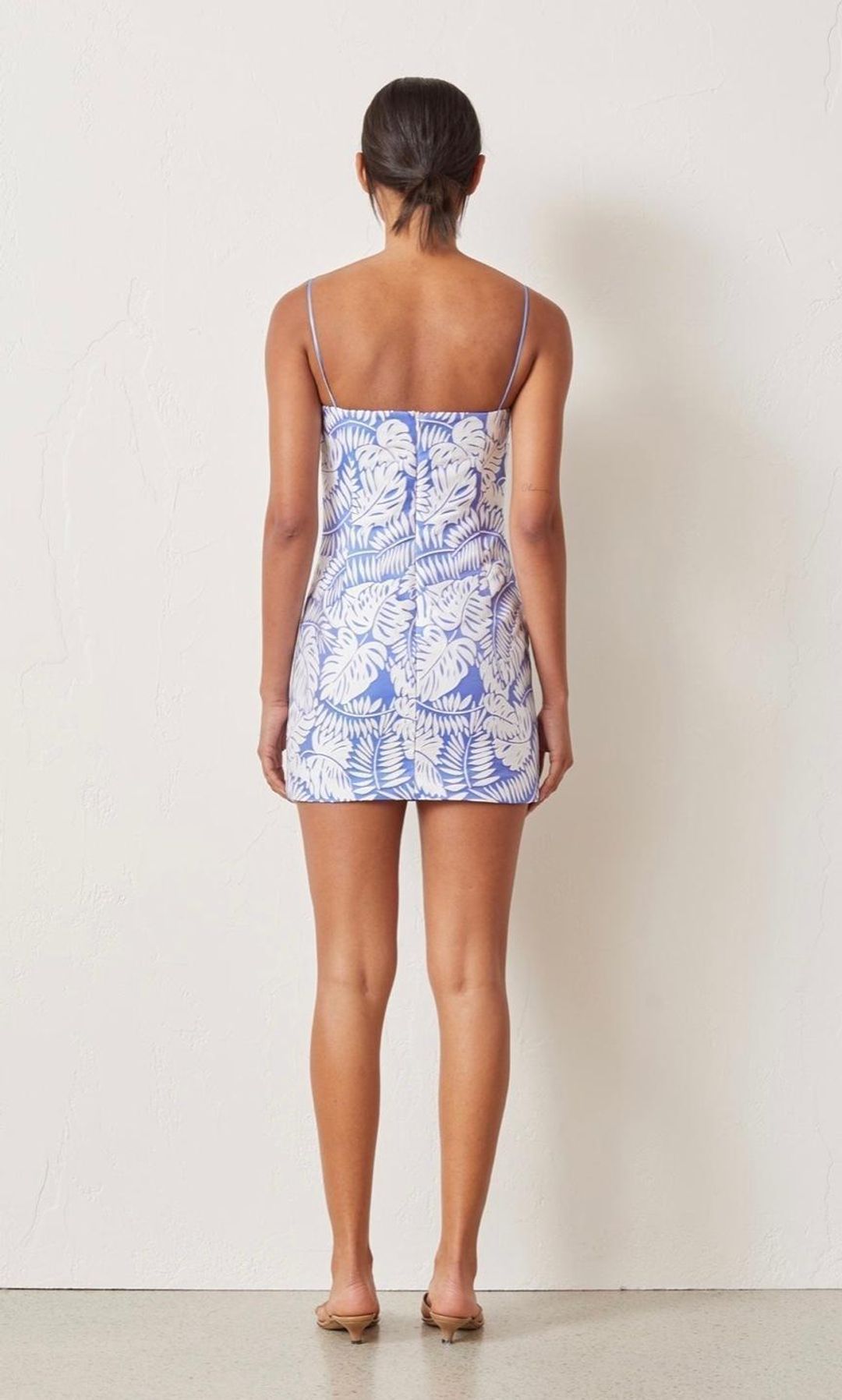 Bec & Bridge Banana Leaf Mini Dress Print Size 8 for rent on The Volte - main image