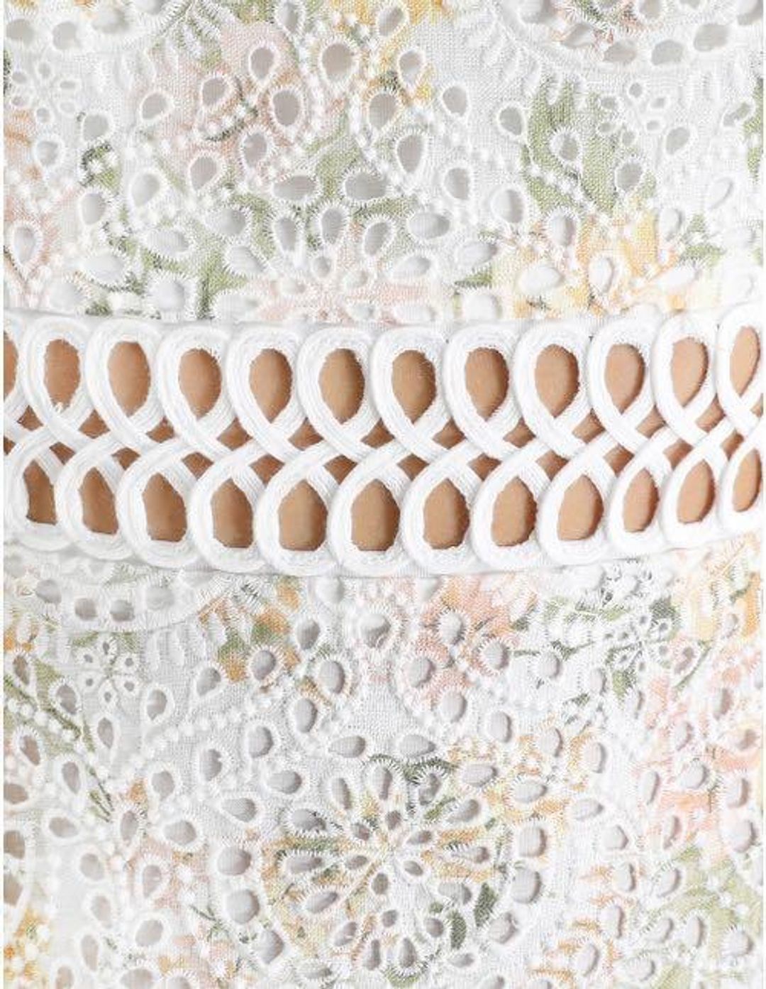 Zimmermann Amelie Embroidered Midi Sundress Floral Size 6 for rent on The Volte - main image