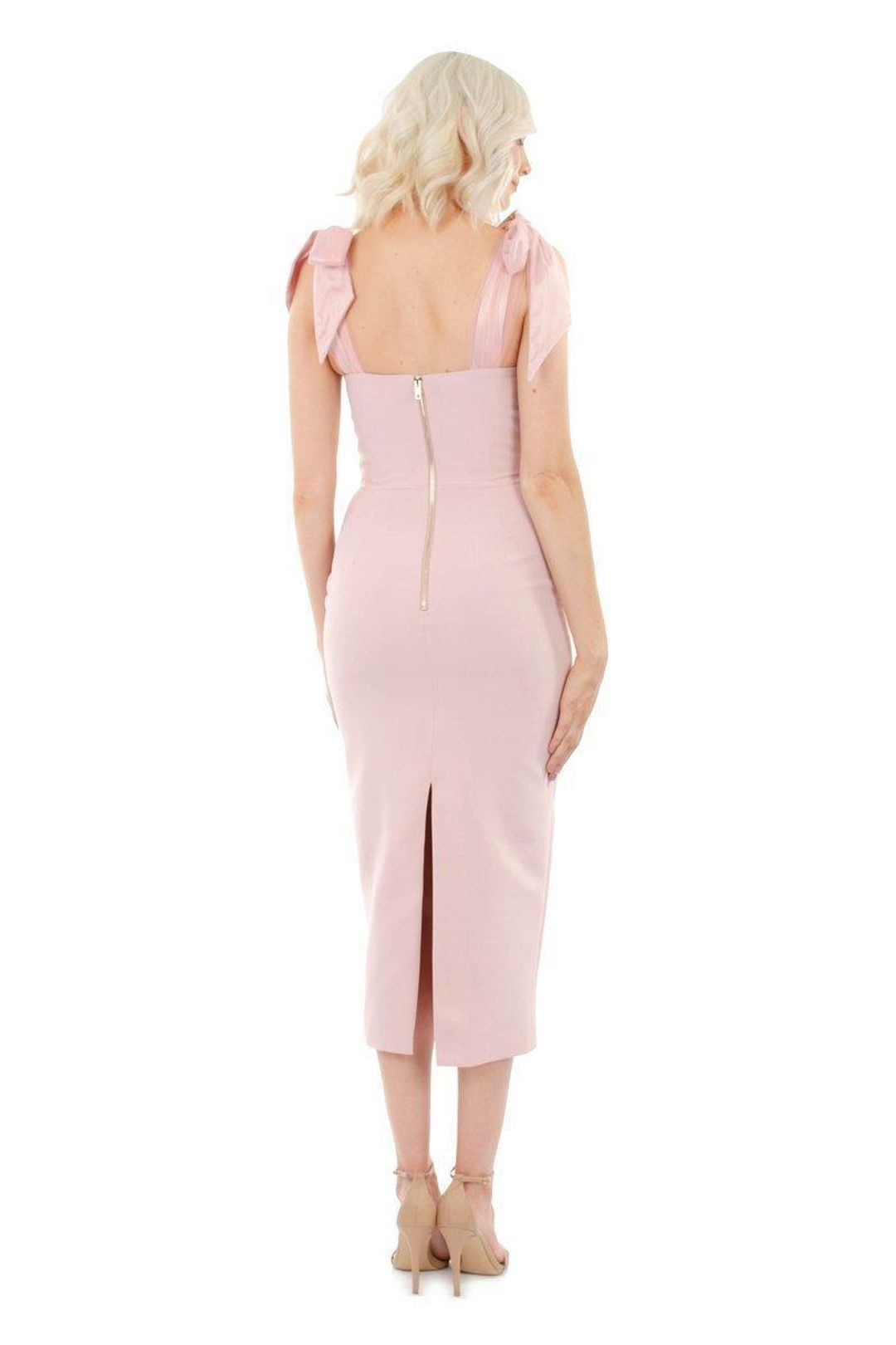 Georgy Collection Chantelle Luxe Dress  Pink Size 12 for rent on The Volte - main image