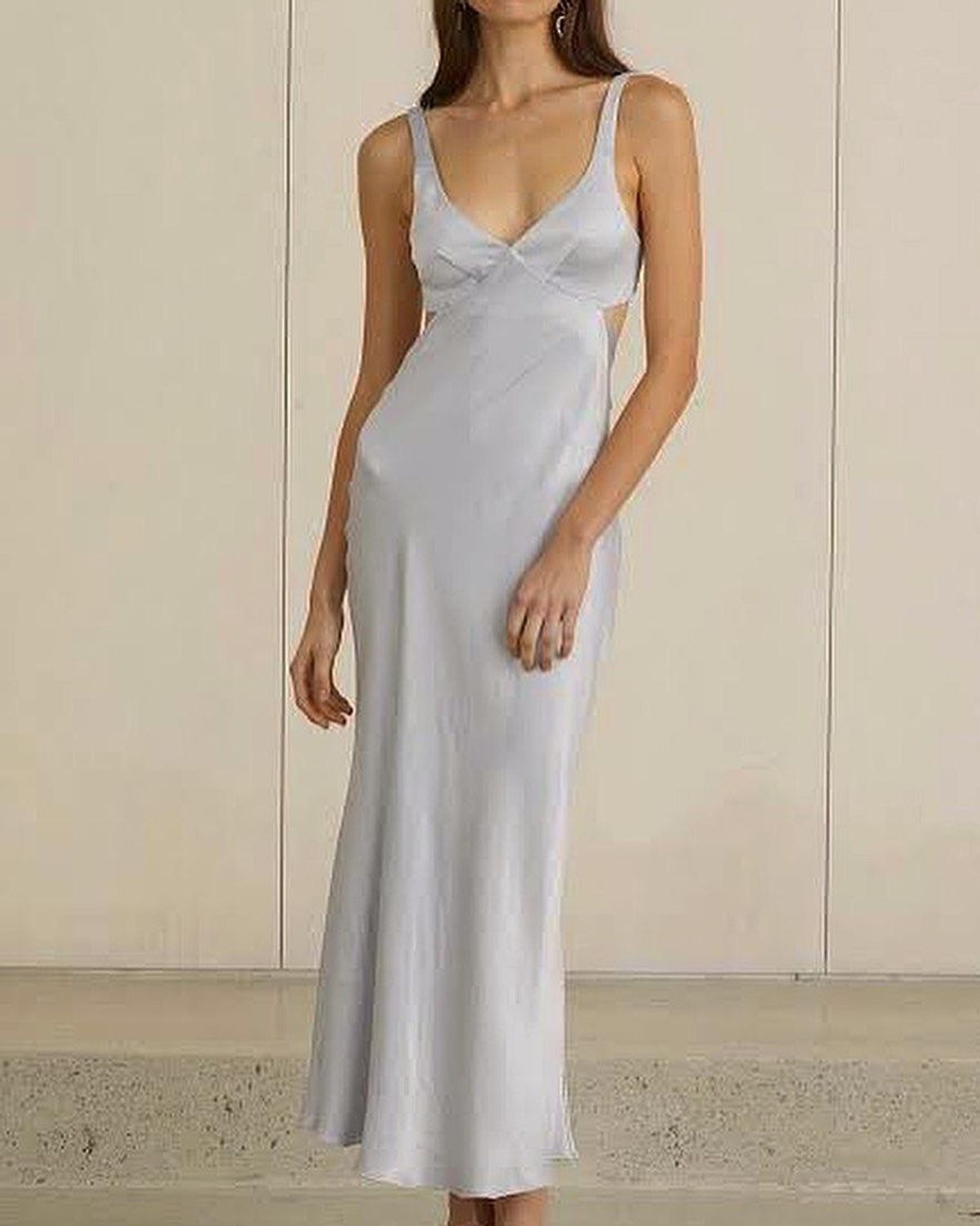 BEC + BRIDGE Caroline Cut Out Dress (Silver) - Image 1