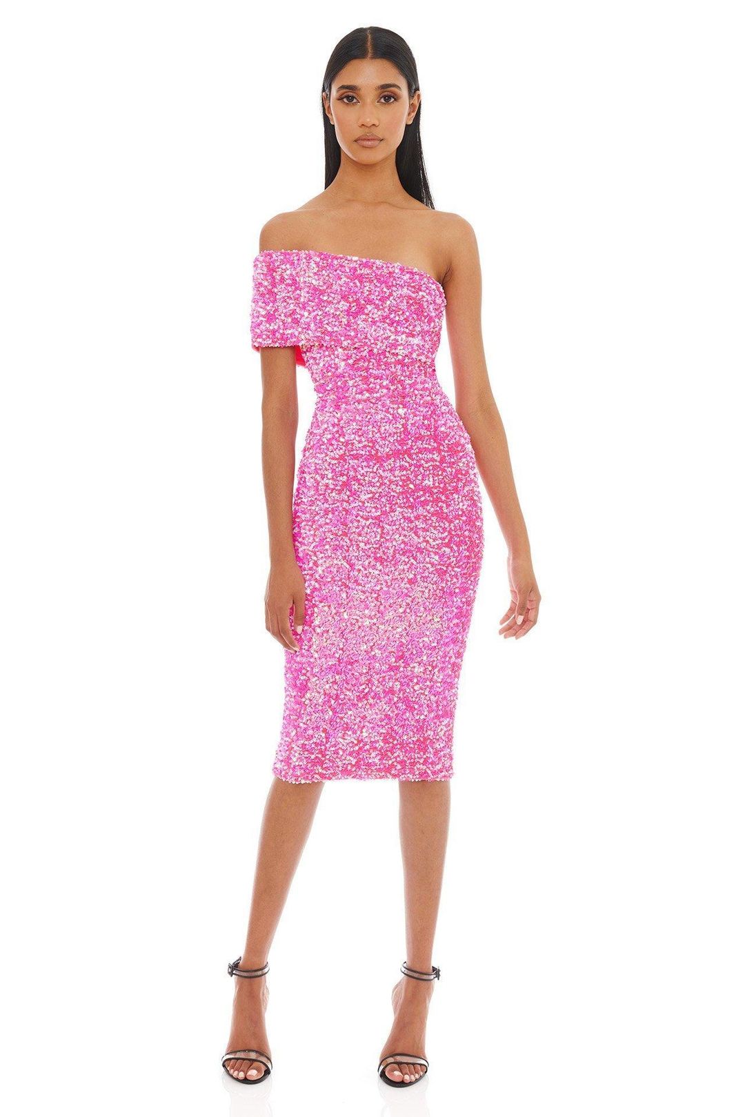 Eliya The Label Alyssa Dress in Pink Size 14 for rent on The Volte - main image