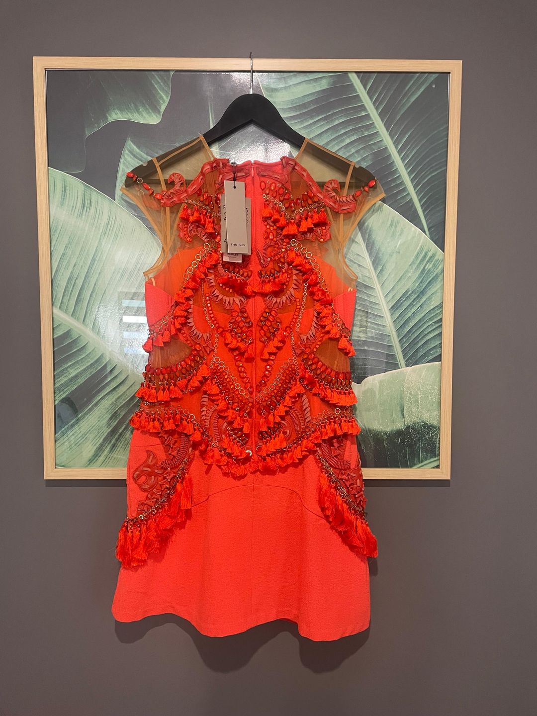 Thurley Cloud Nine Illusion Dress Red Size 10 for rent on The Volte - main image