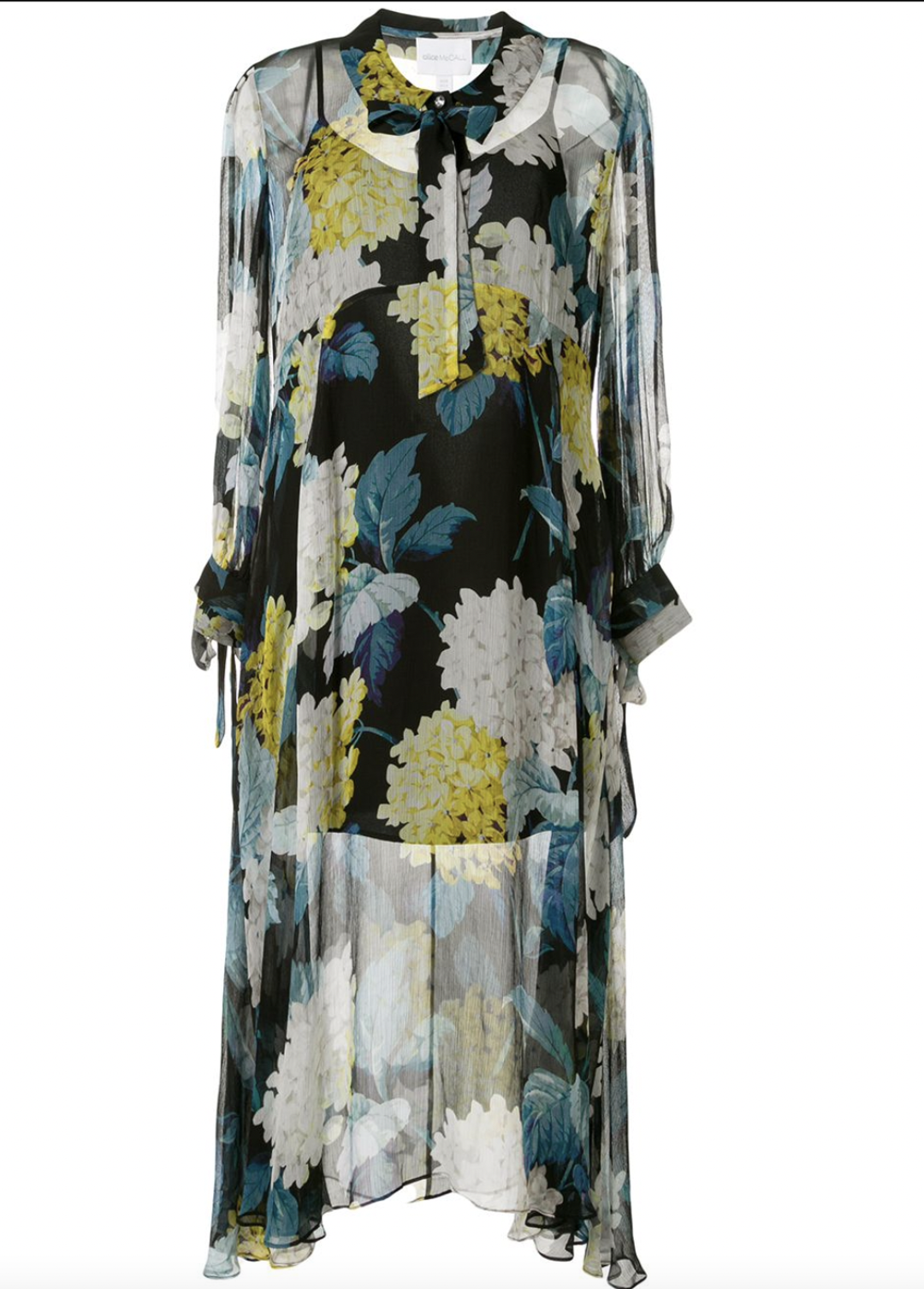 Alice McCall Wild Frontier Midi Dress Floral Print Size 4  for rent on The Volte - main image