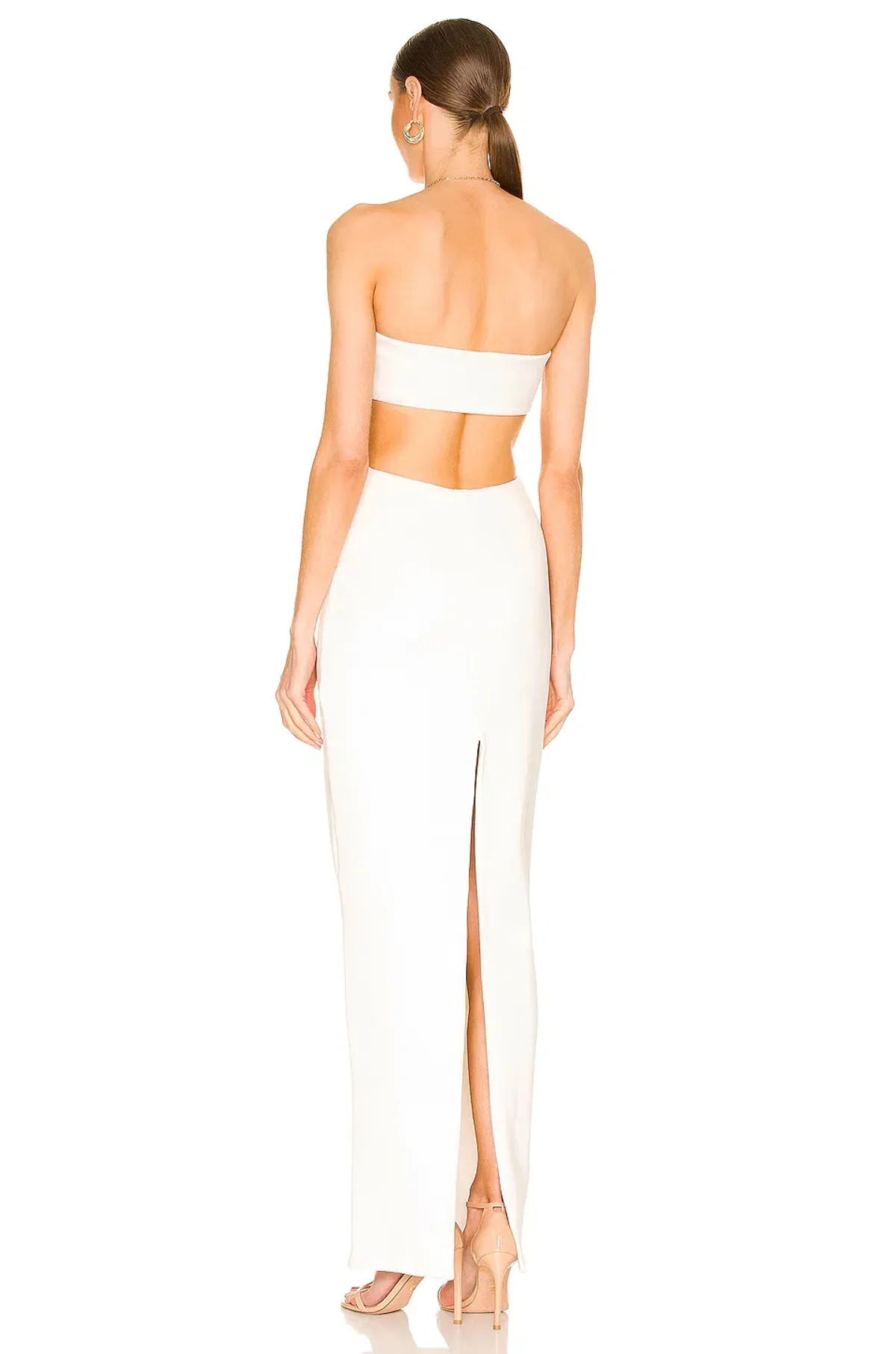 Natalie Rolt Carmen Gown White Size 0 / AU 6 - Image 3