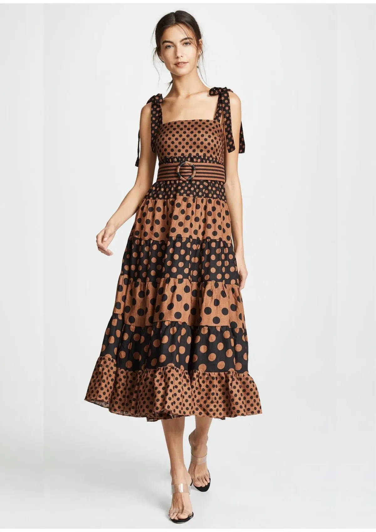 Zimmermann Juno Panel Midi Dress Print Size 0 / AU 8 - Image 1