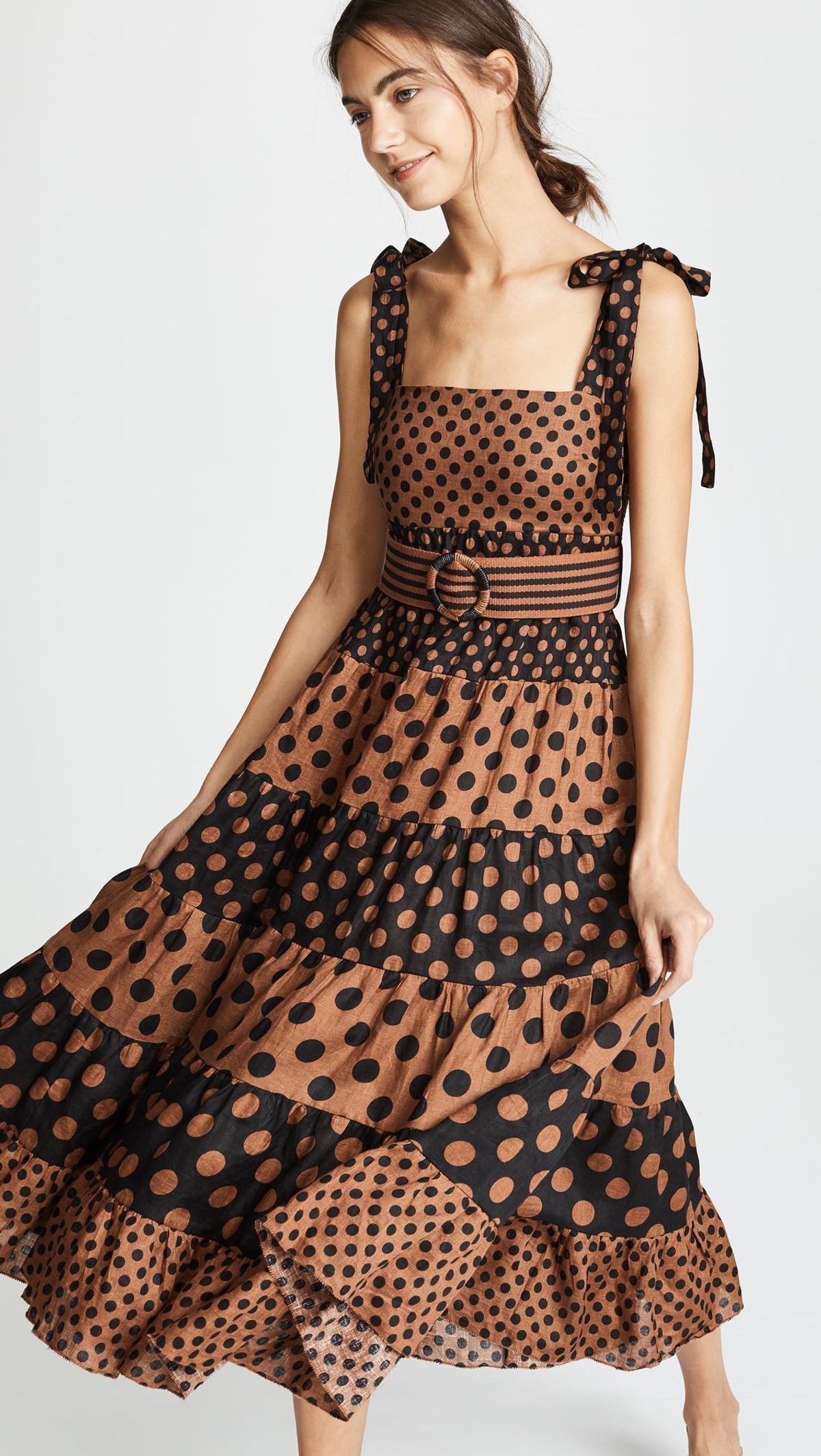 Zimmermann Juno Panel Midi Dress Print Size 0 / AU 8 - Image 2
