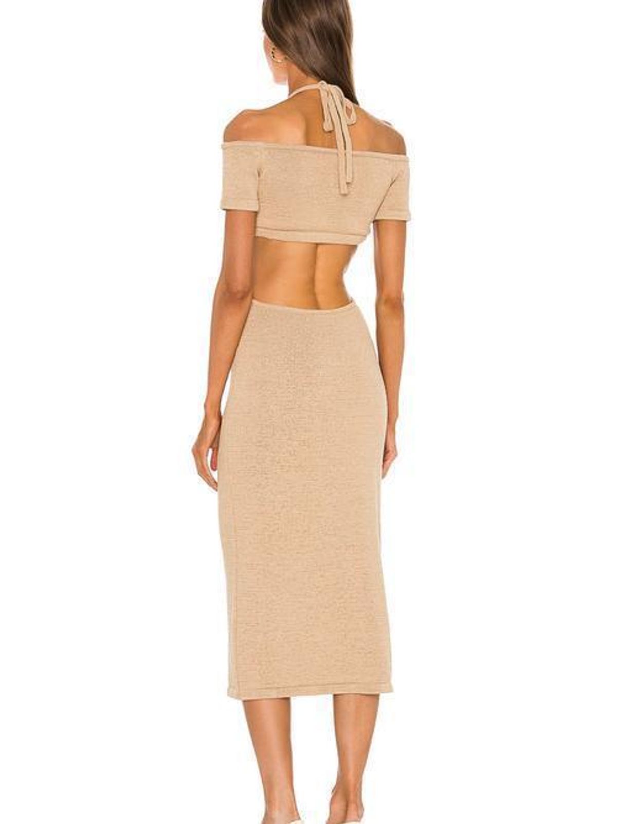 Cult Gaia Alicia Cutout Cream Size 6 - Image 2