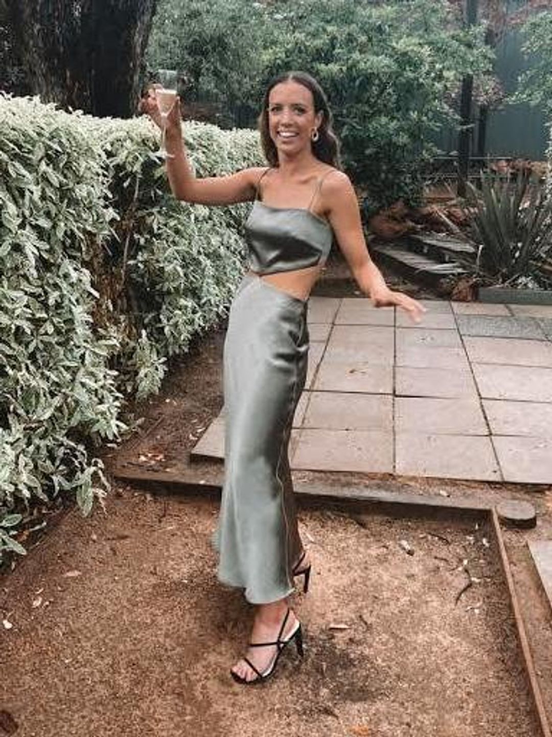 Bec and Bridge Alegra Sleeveless Dress Green Size 12 for rent on The Volte - main image