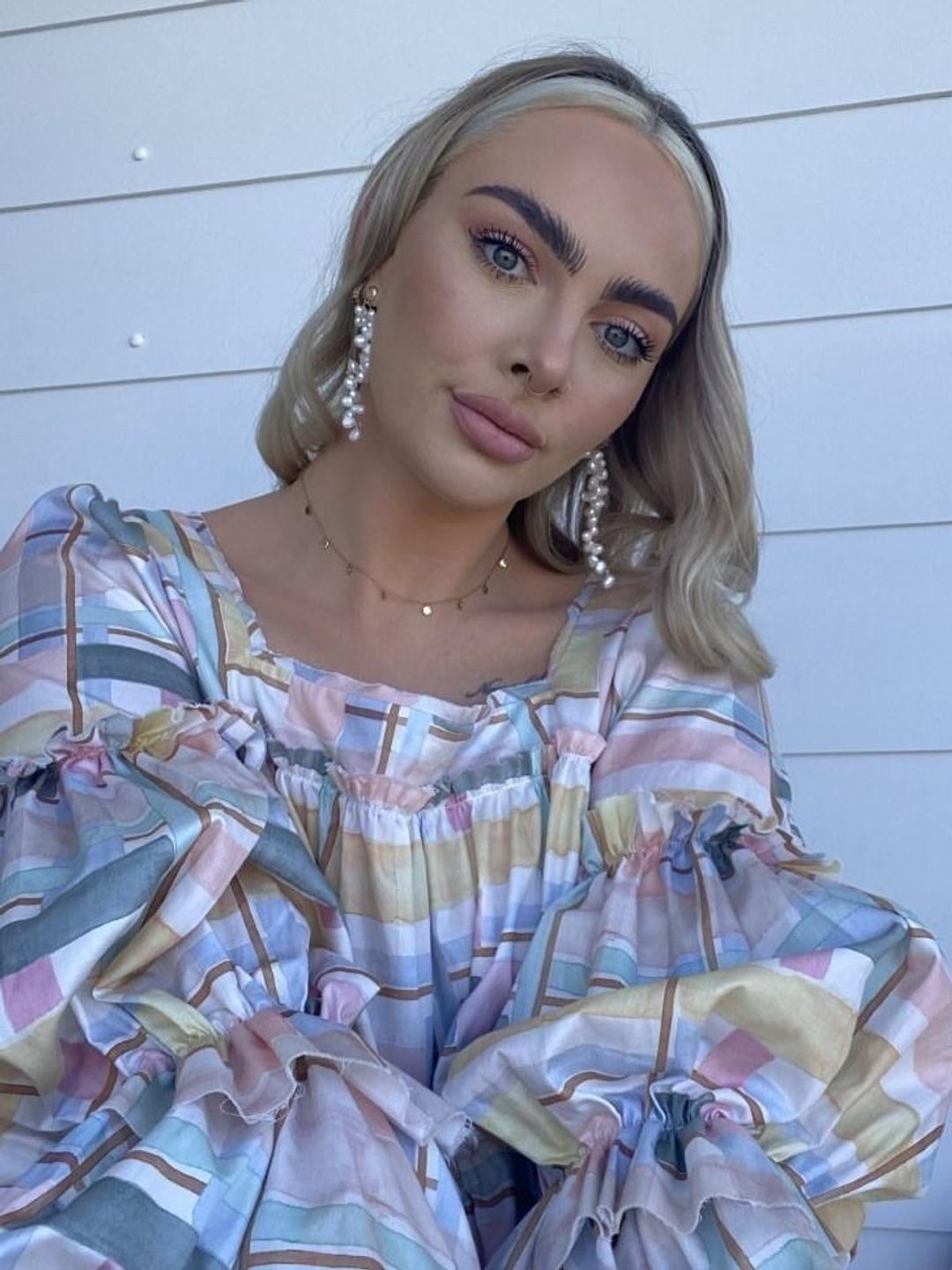 Aje L'Espirit Mini Dress Print Size 14 for rent on The Volte - main image