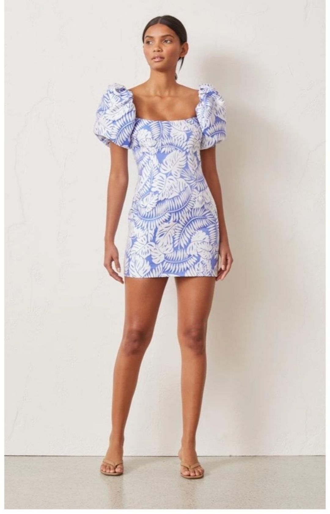 Bec & Bridge Banana Leaf Dress Print Size 8 for rent on The Volte - main image