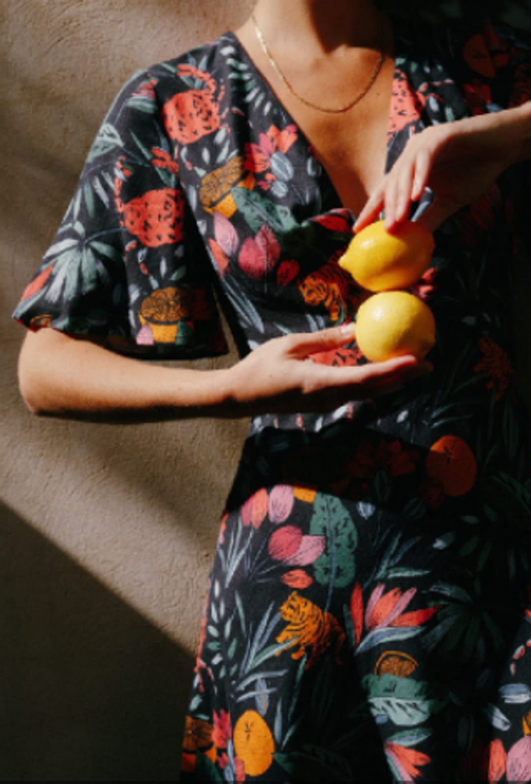 Finders Keepers Sally Mini Dress Tropical Print Size 6 for rent on The Volte - main image