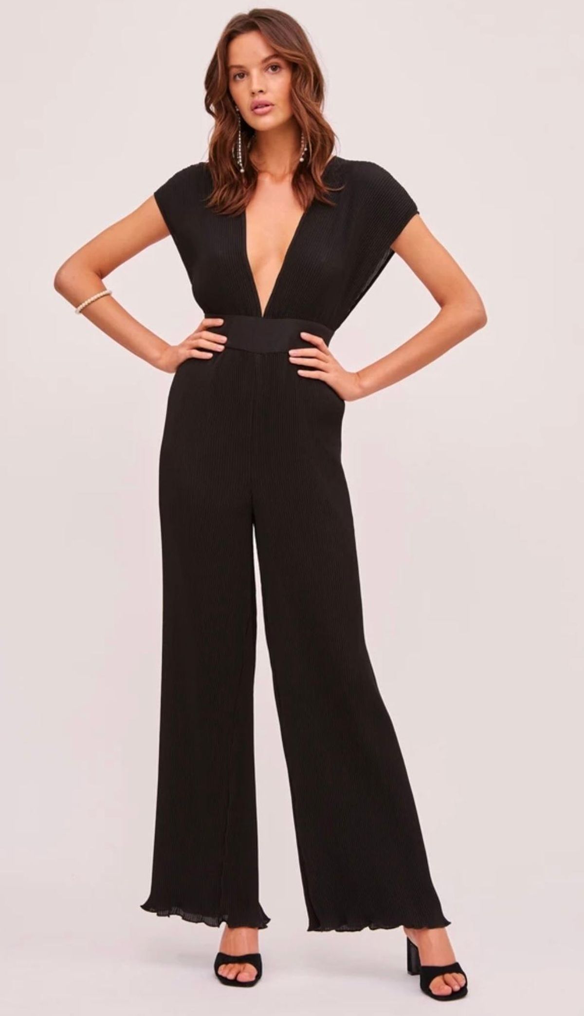 Finders Keepers Adaline Jumpsuit Black Size 6 - Image 1