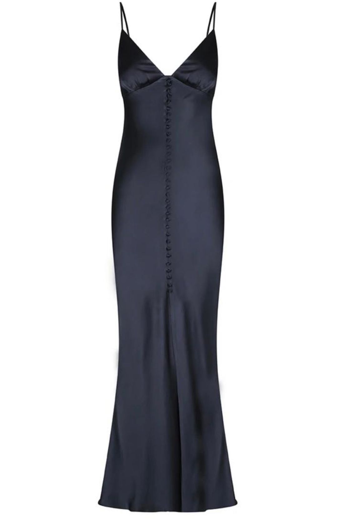 Shona Joy La Lune Bias Slip Dress Navy Size 14 for rent on The Volte - main image