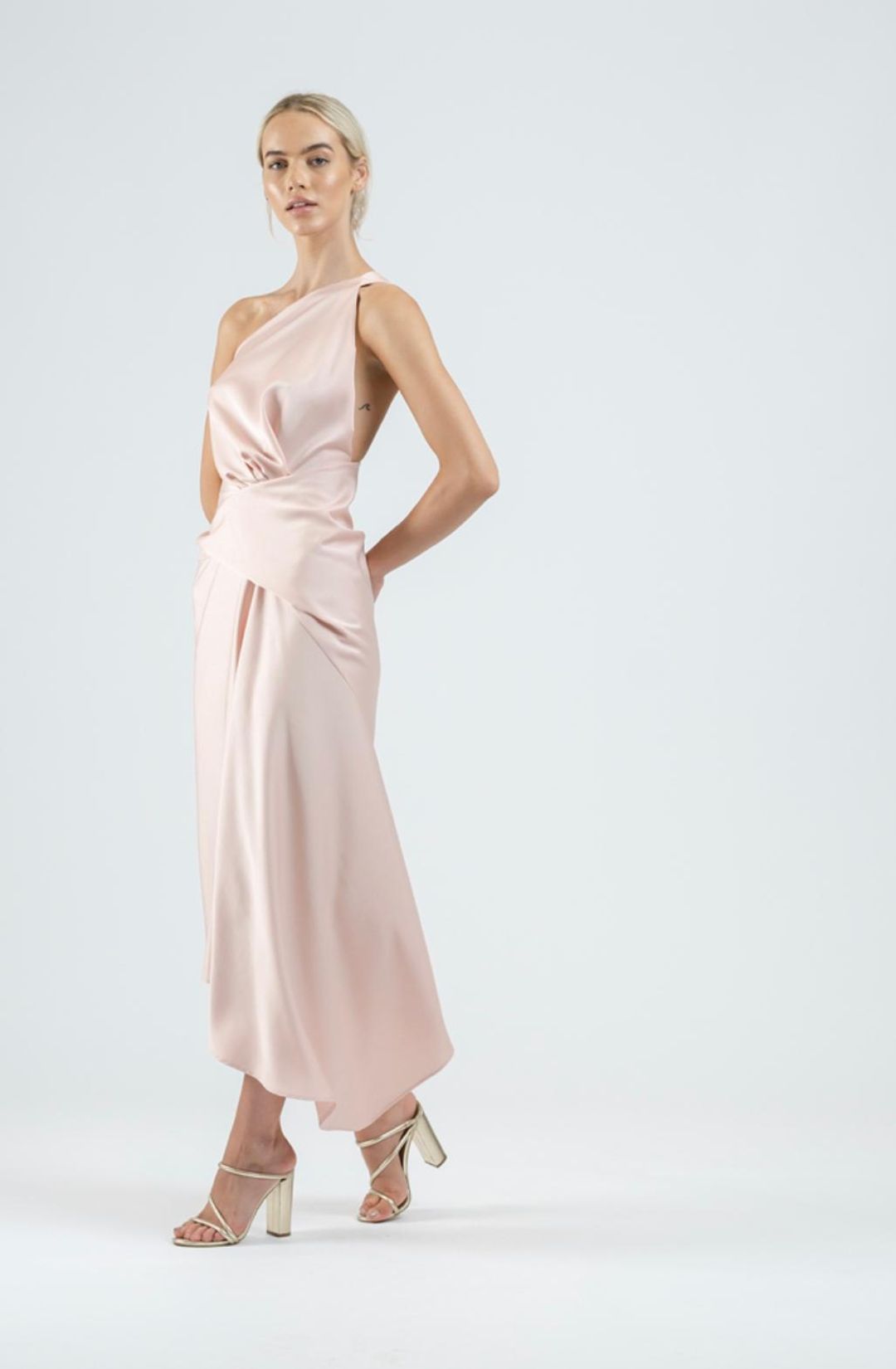 One Fell Swoop Temptation Dress Blush Size 12 for rent on The Volte - main image