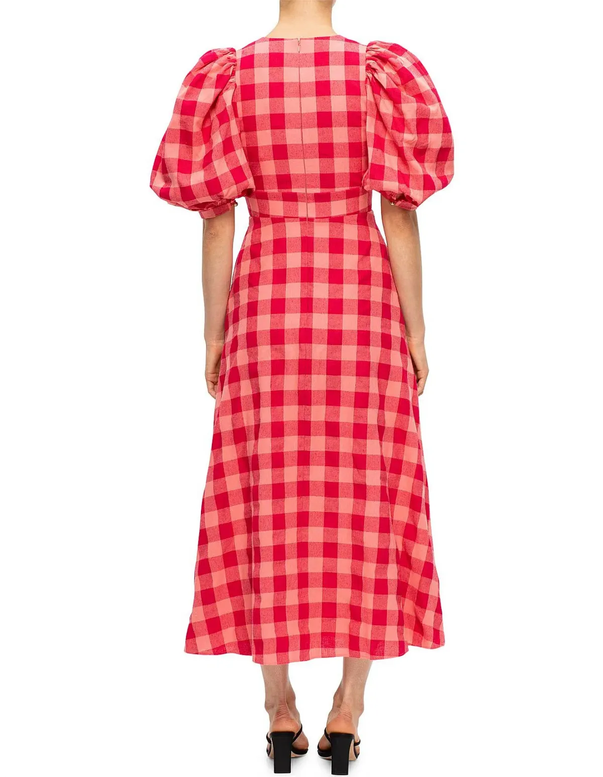 Acler Hamilton Dress Cherry Mix Print Size 8 - Image 2