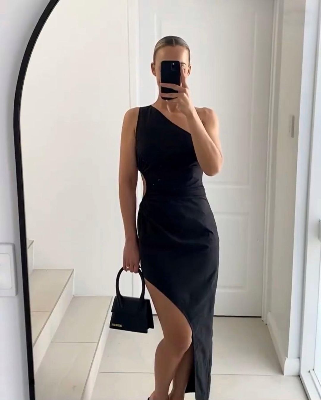 Natalie Rolt Frida Dress Black Size 6  for rent on The Volte - main image