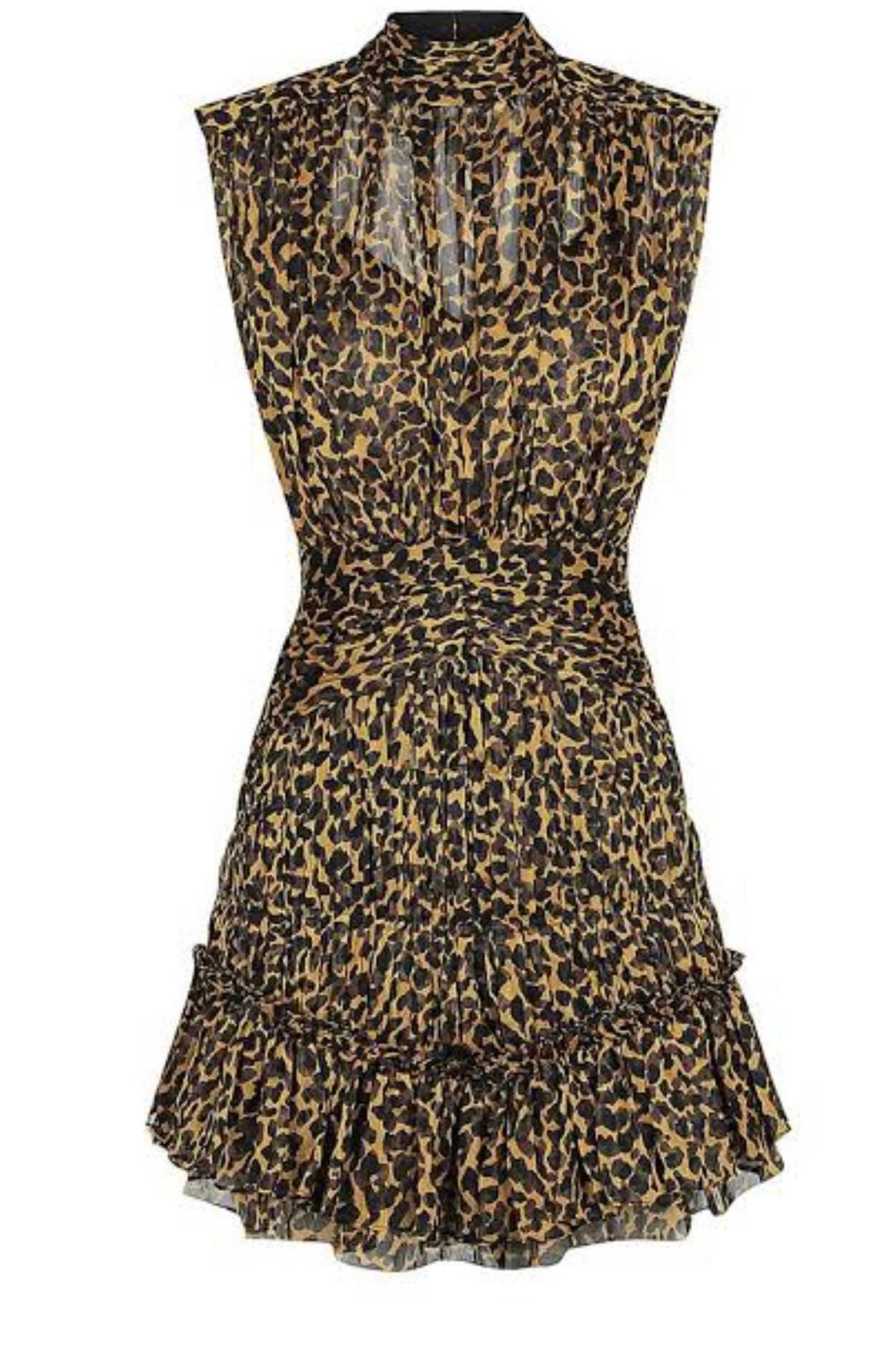 Shona Joy Raphael Mini Dress Print Size 8 - Image 4