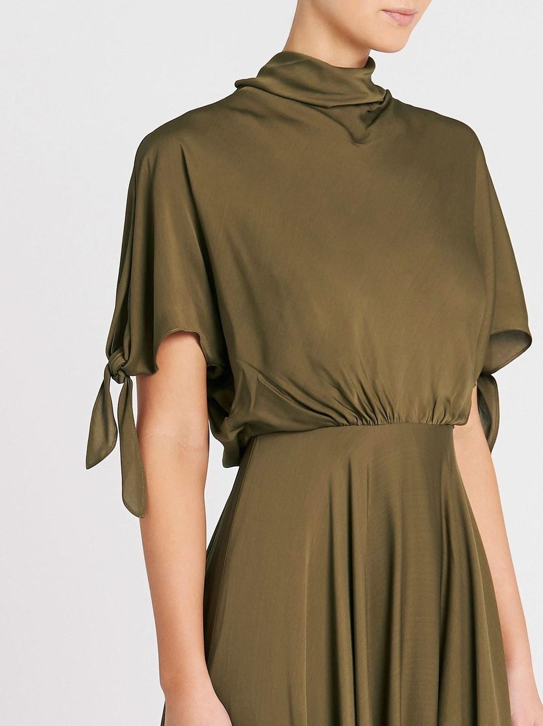 Camilla and Marc Teresa Midi Dress Green Size 8 for rent on The Volte - main image