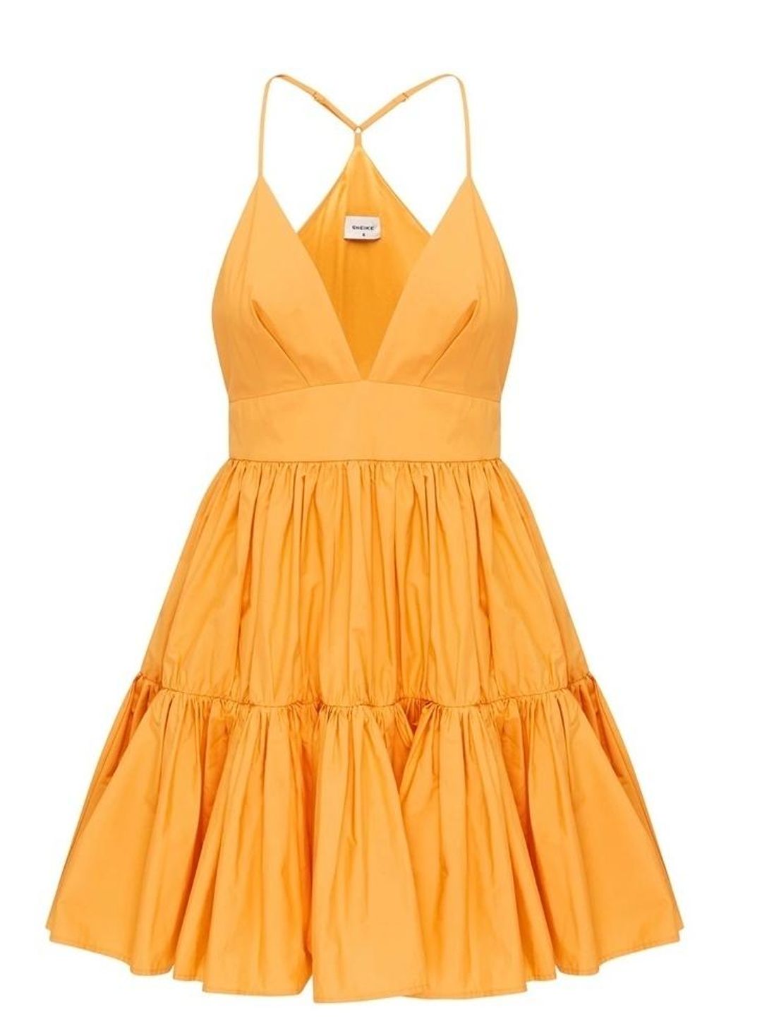 Sheike Tessa Mini Dress Orange Size 8 for rent on The Volte - main image