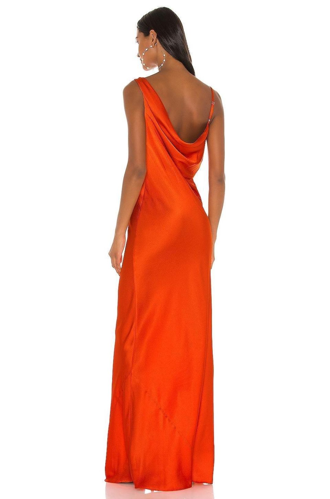Jay Godfrey Justine Dress Orange Size 6 for rent on The Volte - main image
