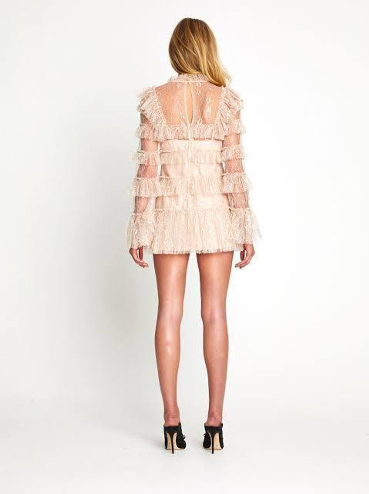 Alice McCall Foiled Zen Mini Dress Ballet Size 10 - Image 3