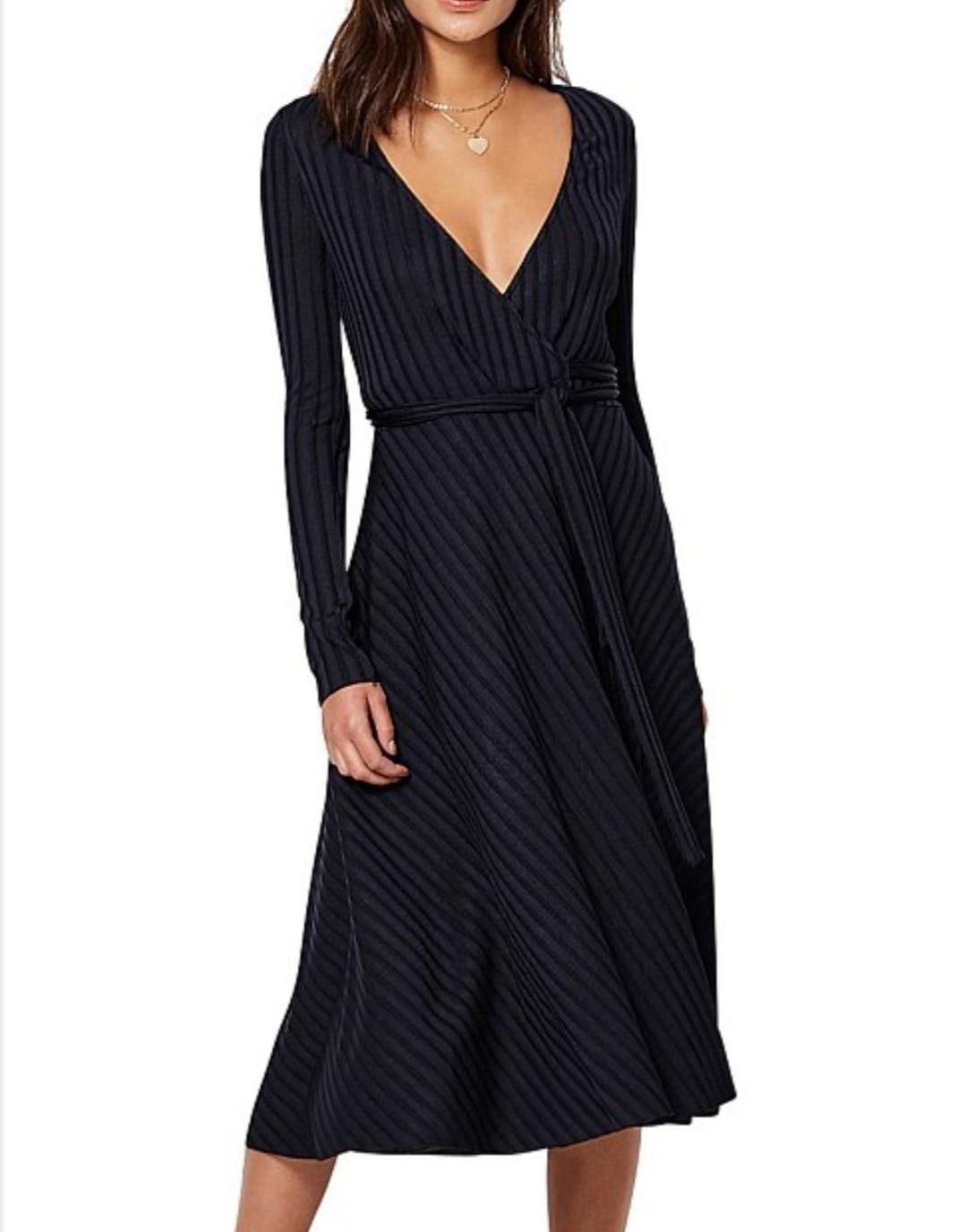 Bec & Bridge Ultramarine Wrap Dress Navy Size 10 for rent on The Volte - main image