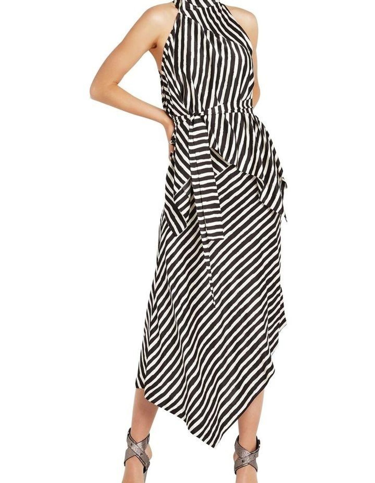 Sass & Bide Palais Stripe Dress Print Size 6 - Image 4