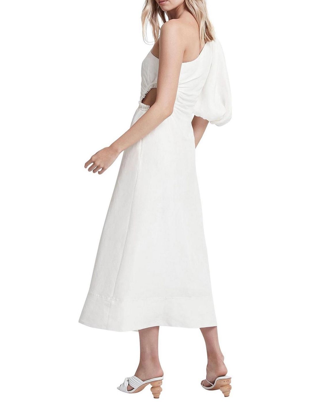 AJE Concept Dress White Size 10  for rent on The Volte - main image