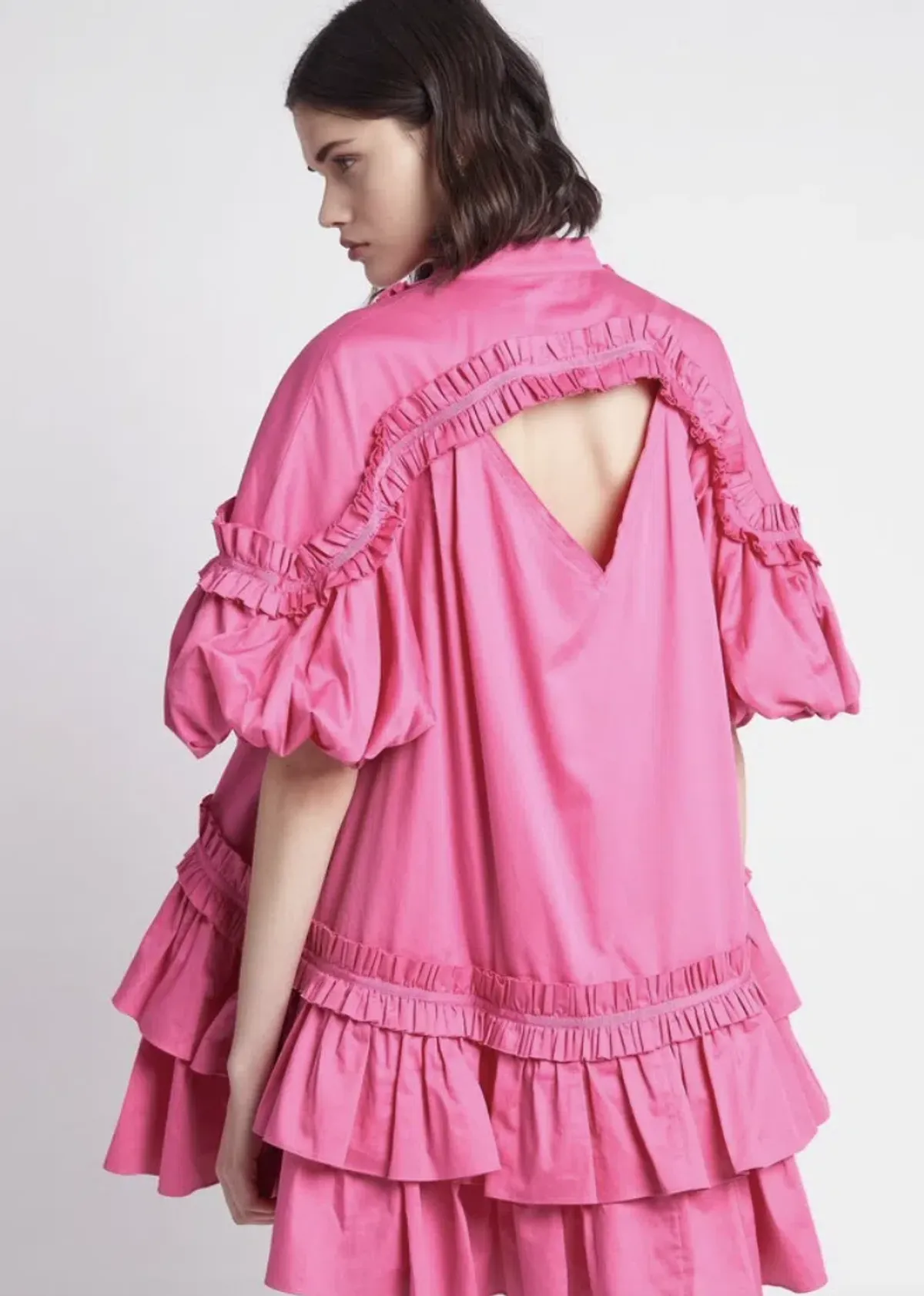 Aje Heritage Mini Dress in Pink - Size 6 - Image 2