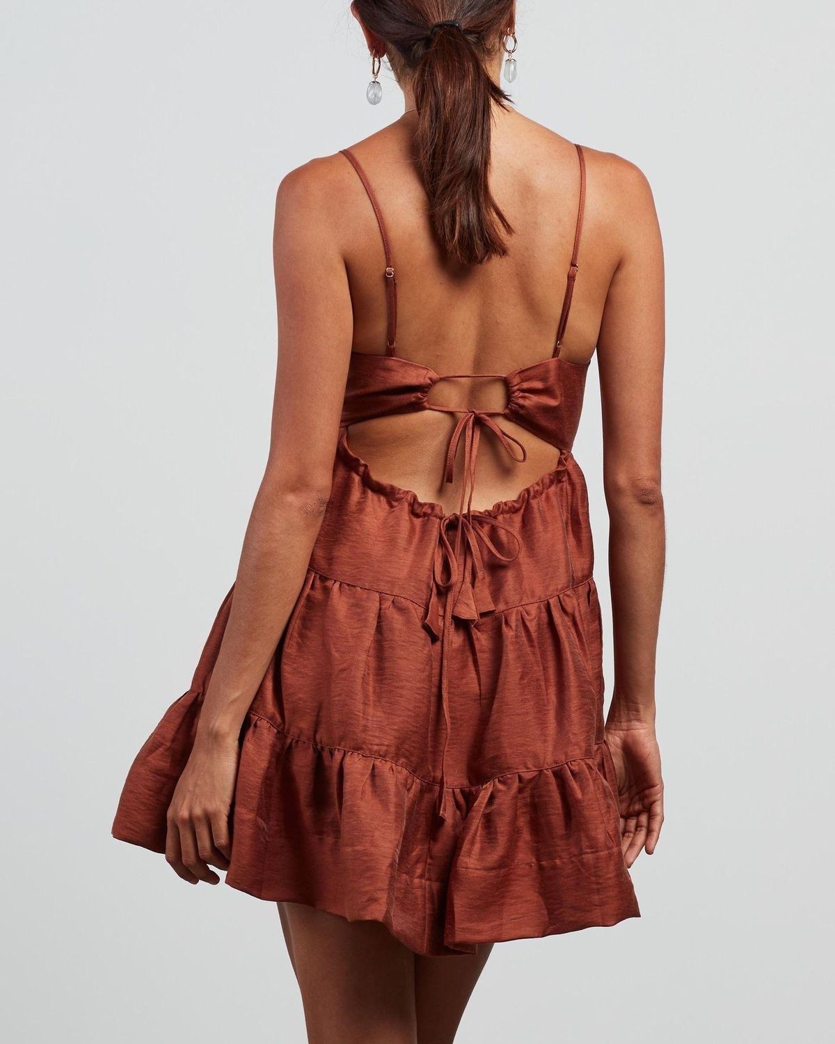 Elsa Tiered Mini Dress - Image 1