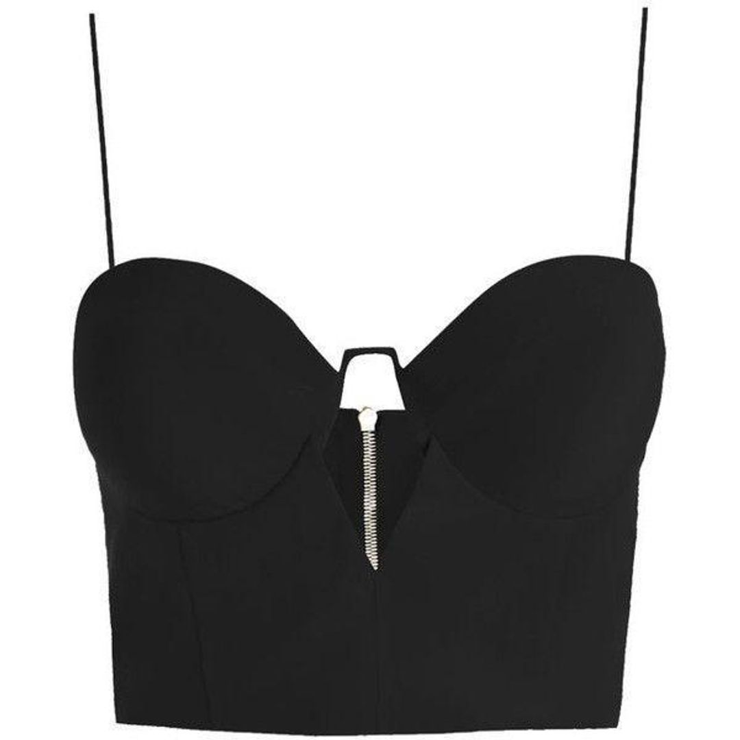 Zimmermann Silk Bustier Cropped Bodice Navy Size 8  for rent on The Volte - main image