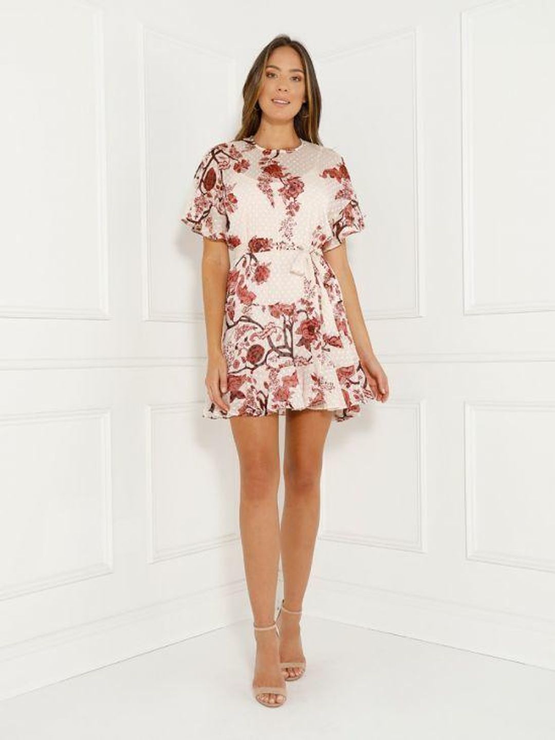 Rodeo Show Carmel Mini Dress Floral Size 10 for rent on The Volte - main image