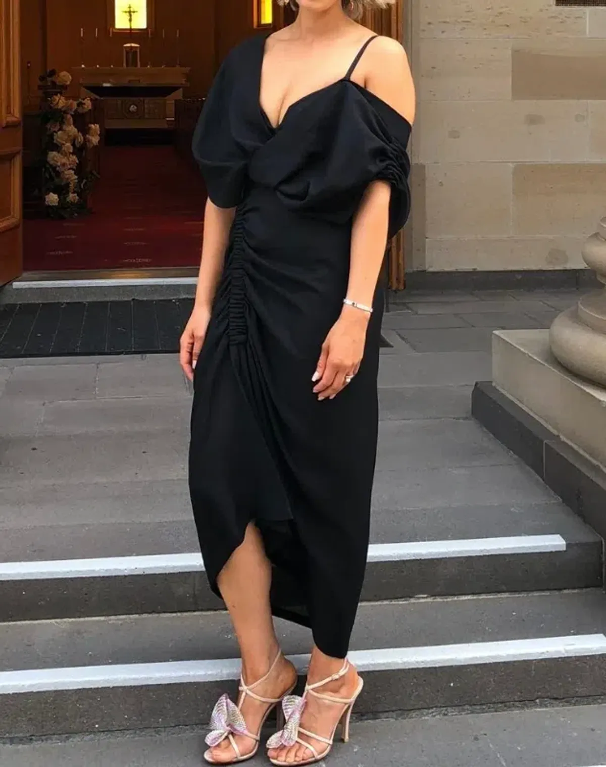 Acler Black Dress Size 8 - Image 1