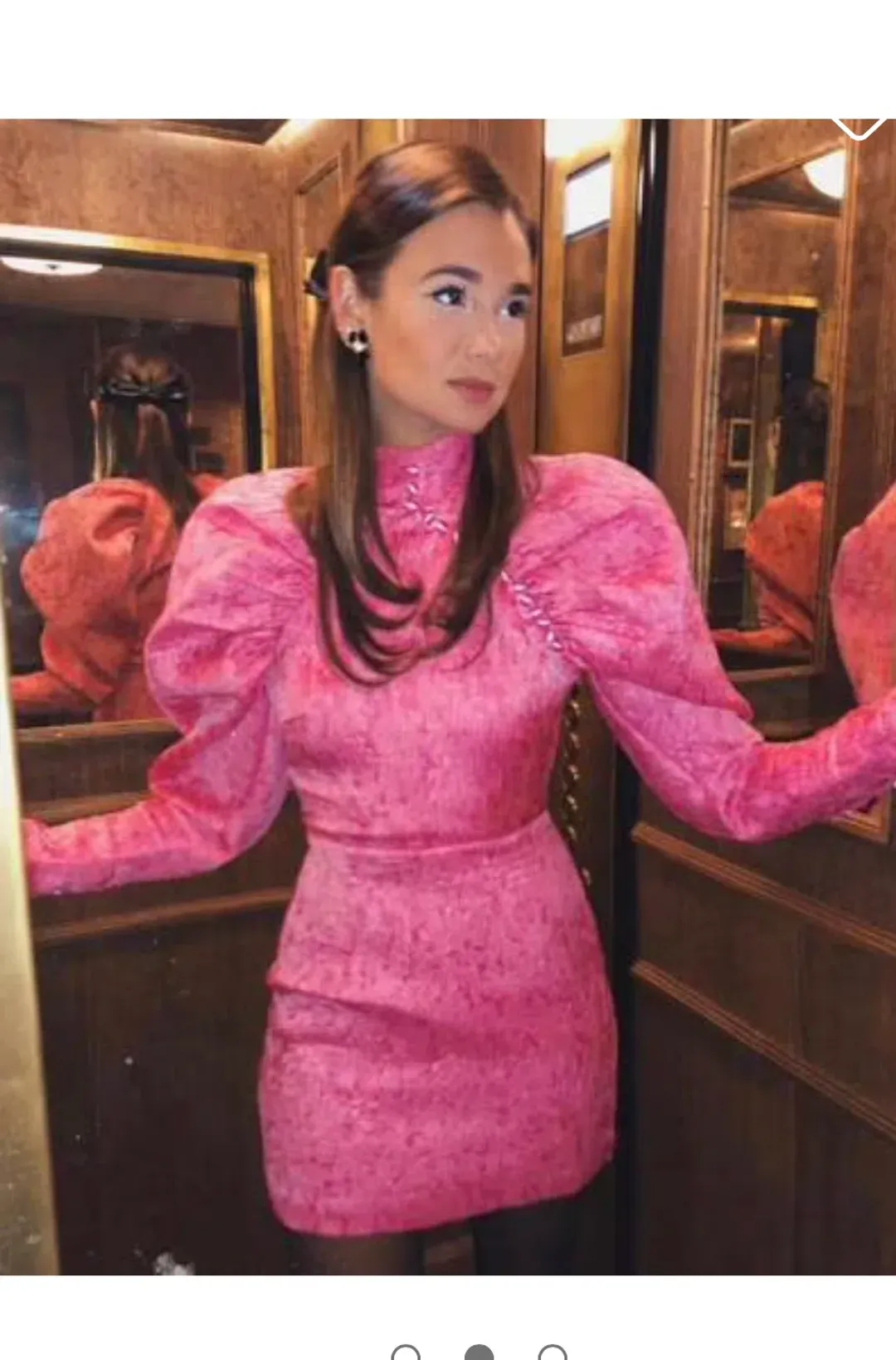 Rotate by Birger Chistensen dress pink size 8  for rent on The Volte - main image