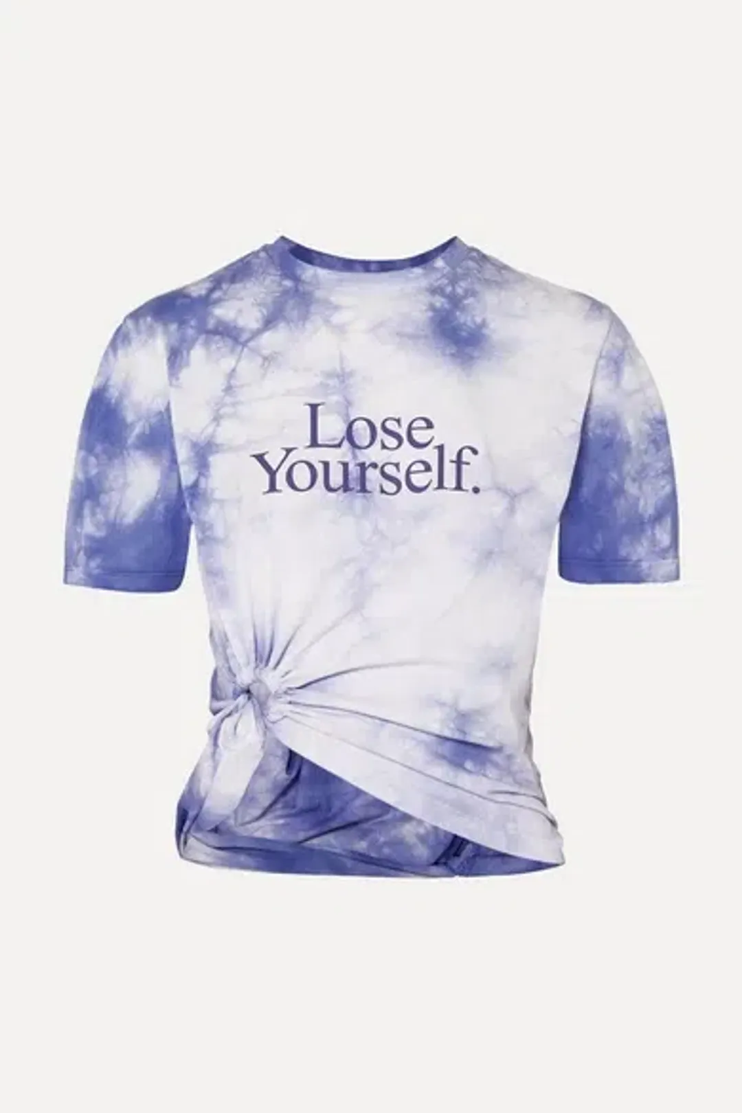 Paco Rabanne Stretch Jersey Wrap Skirt & Lose Yourself Tie Dye Shirt Set Print Size 8 for rent on The Volte - main image