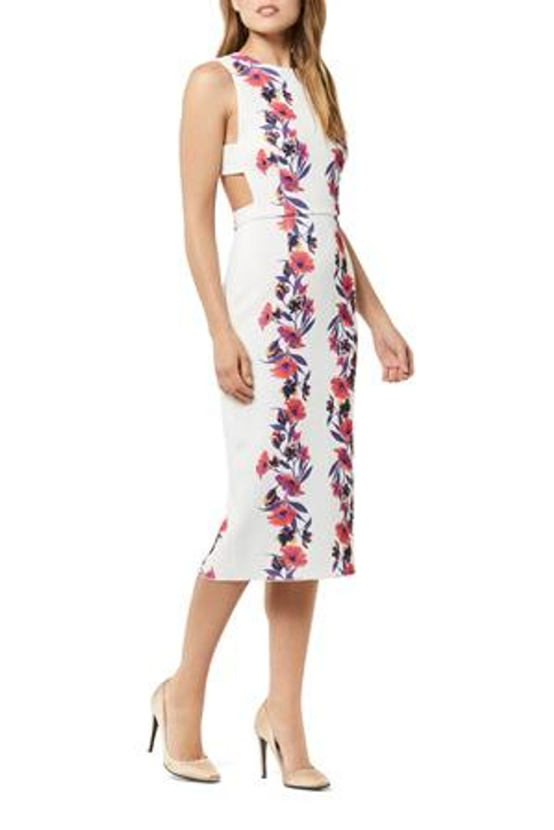 YEOJIN BAE Adele Double Crepe Floral Dress for rent on The Volte - main image