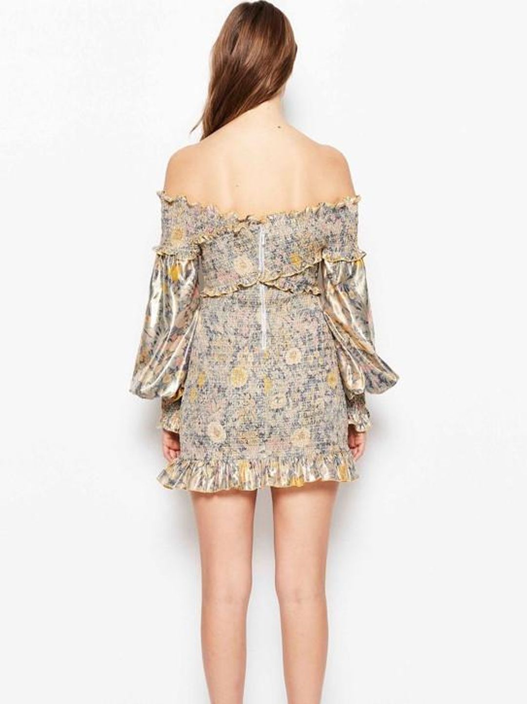 Alice Mccall Higher Love Gold Dress Size 6 for rent on The Volte - main image