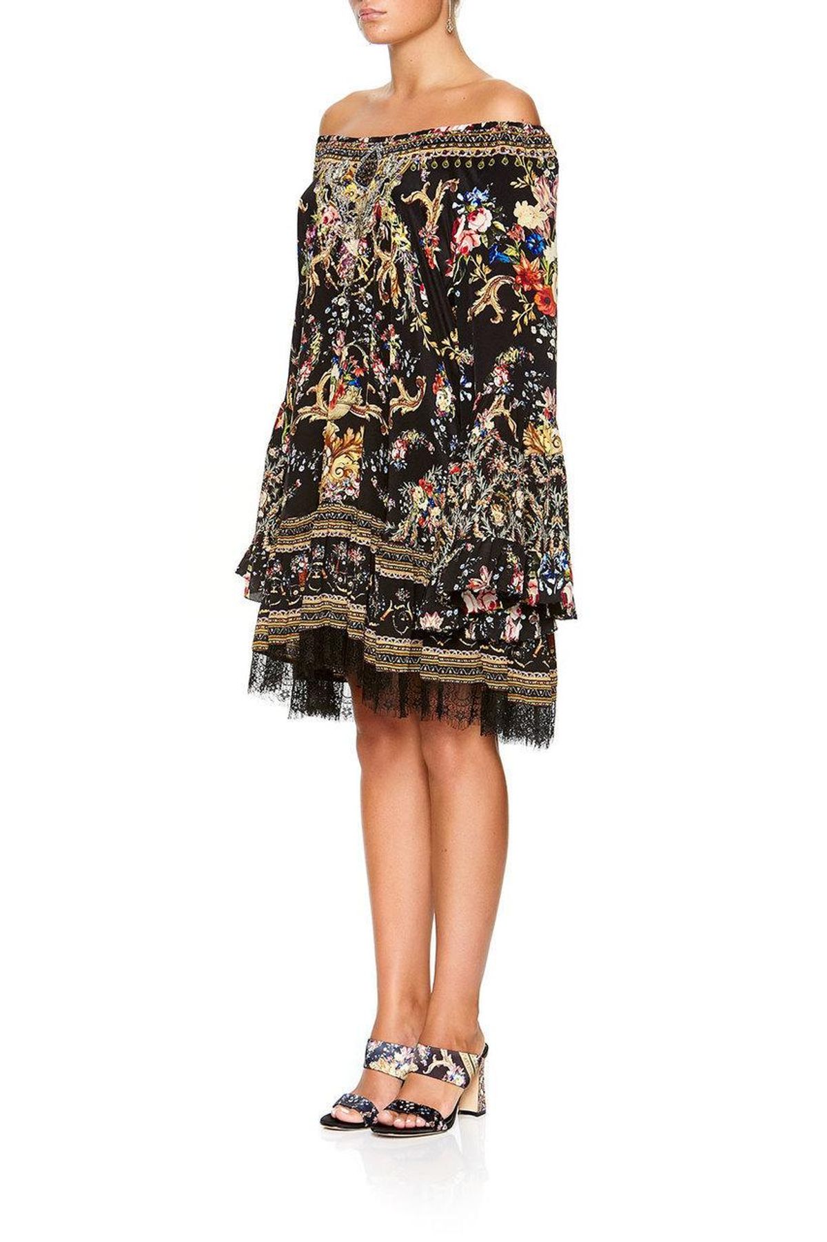 Camilla "Friend In Flora" A Line Frill Dress Size 10 - Image 2