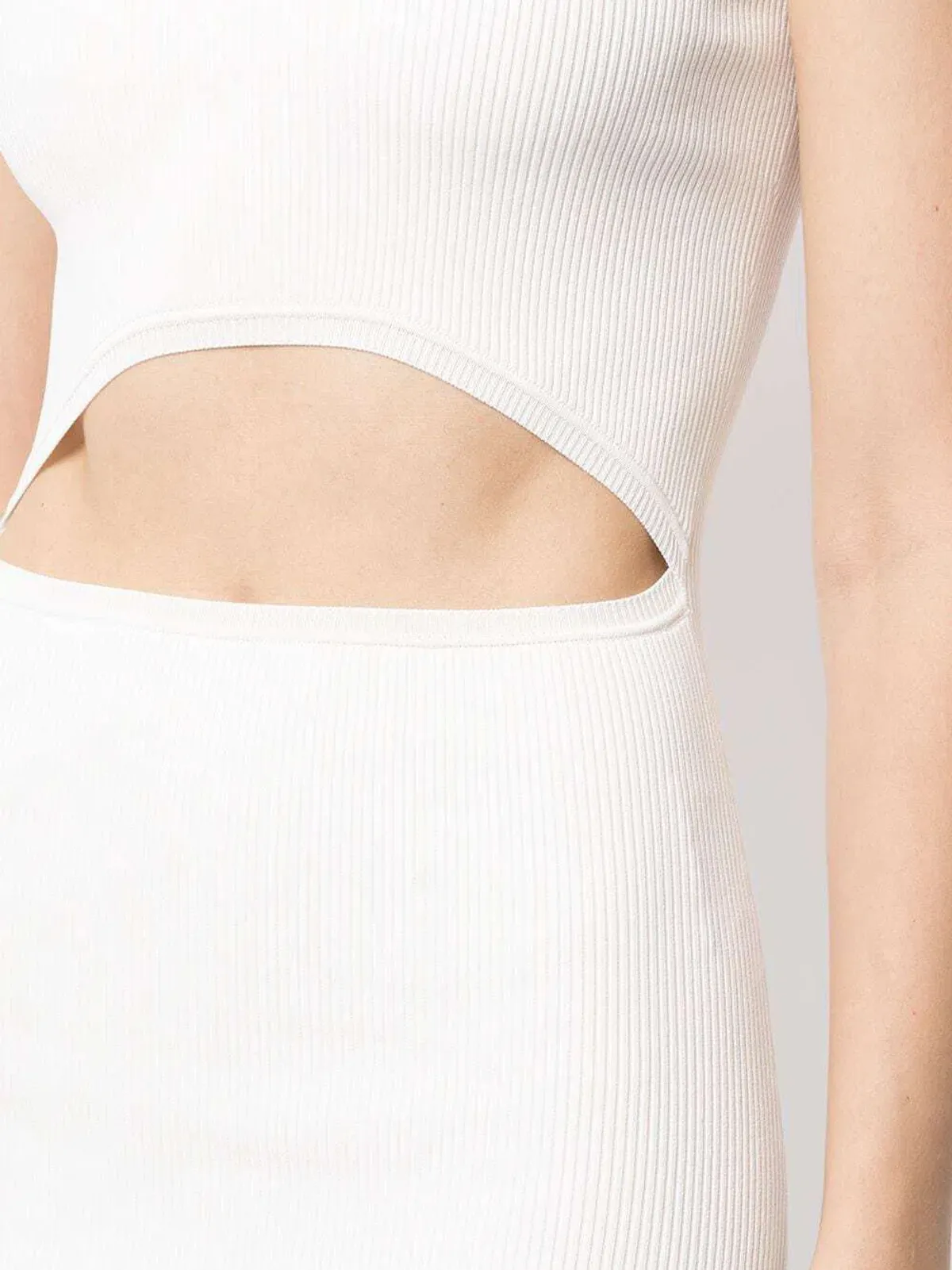 Sir The Label Ingrid Cut Out Dress Midi White | AU 8 - Image 2