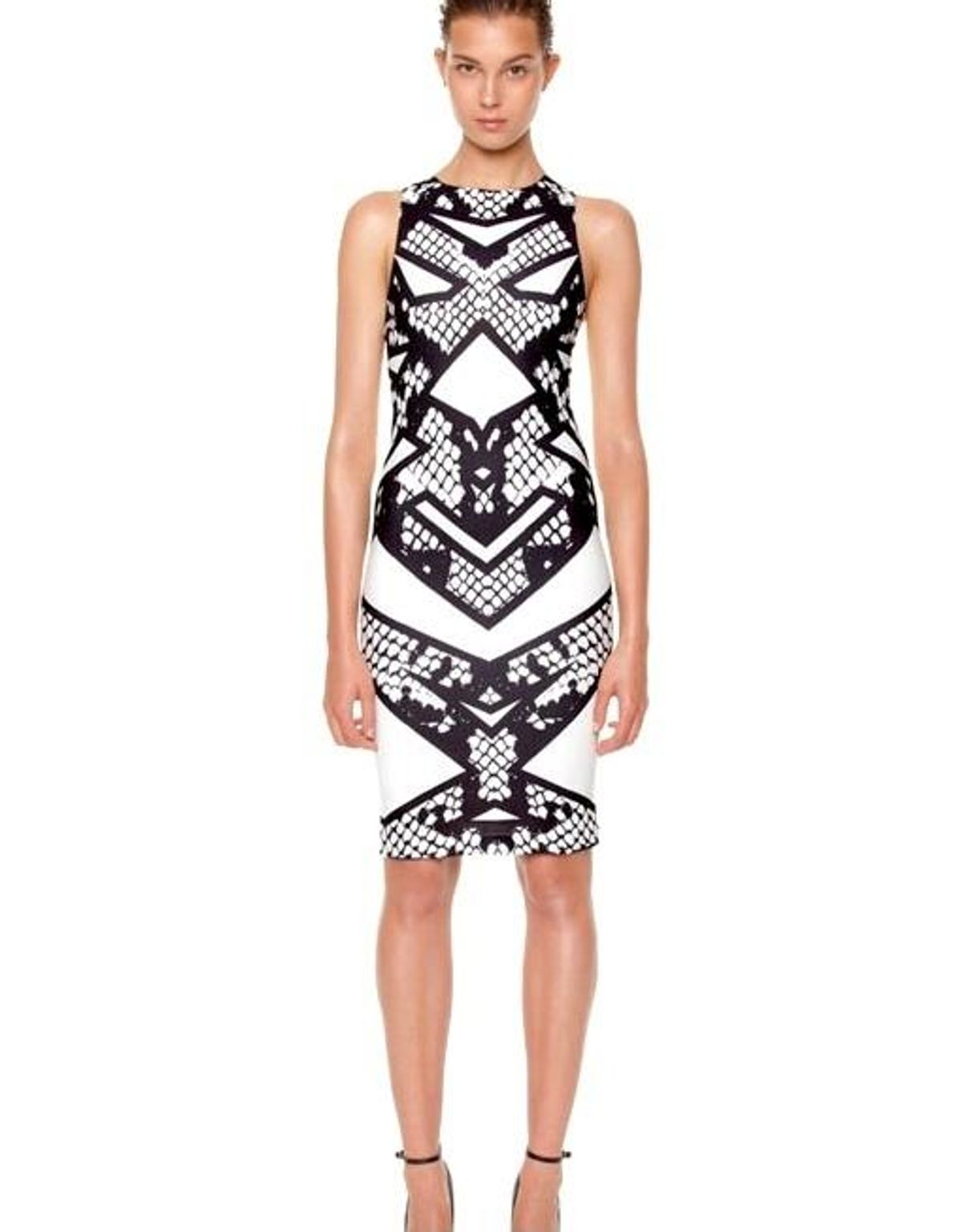 By Johnny Python Panel Dress Print Size 8 - Image 1