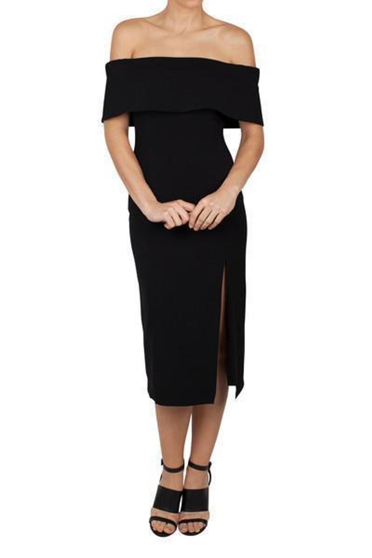 Kookaï Positano black midi dress Size 6 - Image 1