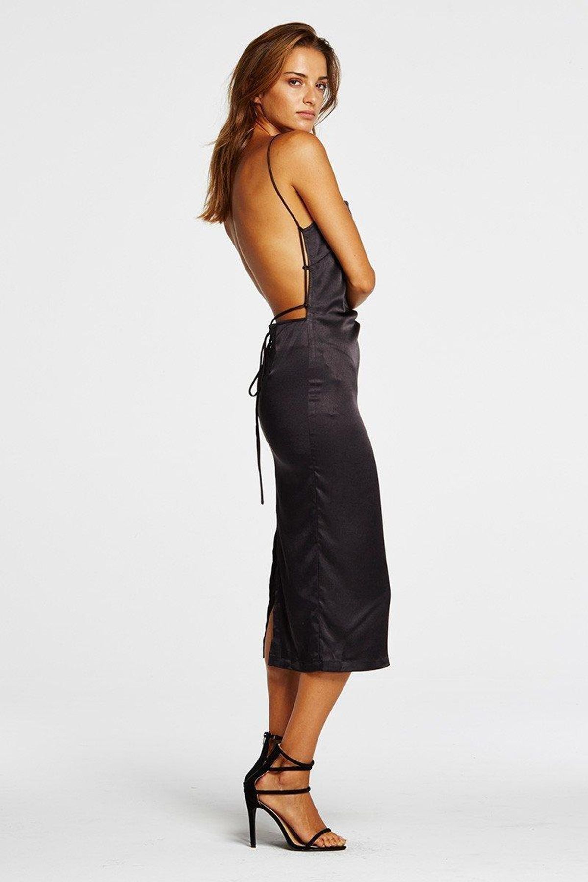 Maurie and Eve Apache Dress Black Size 6 - Image 4