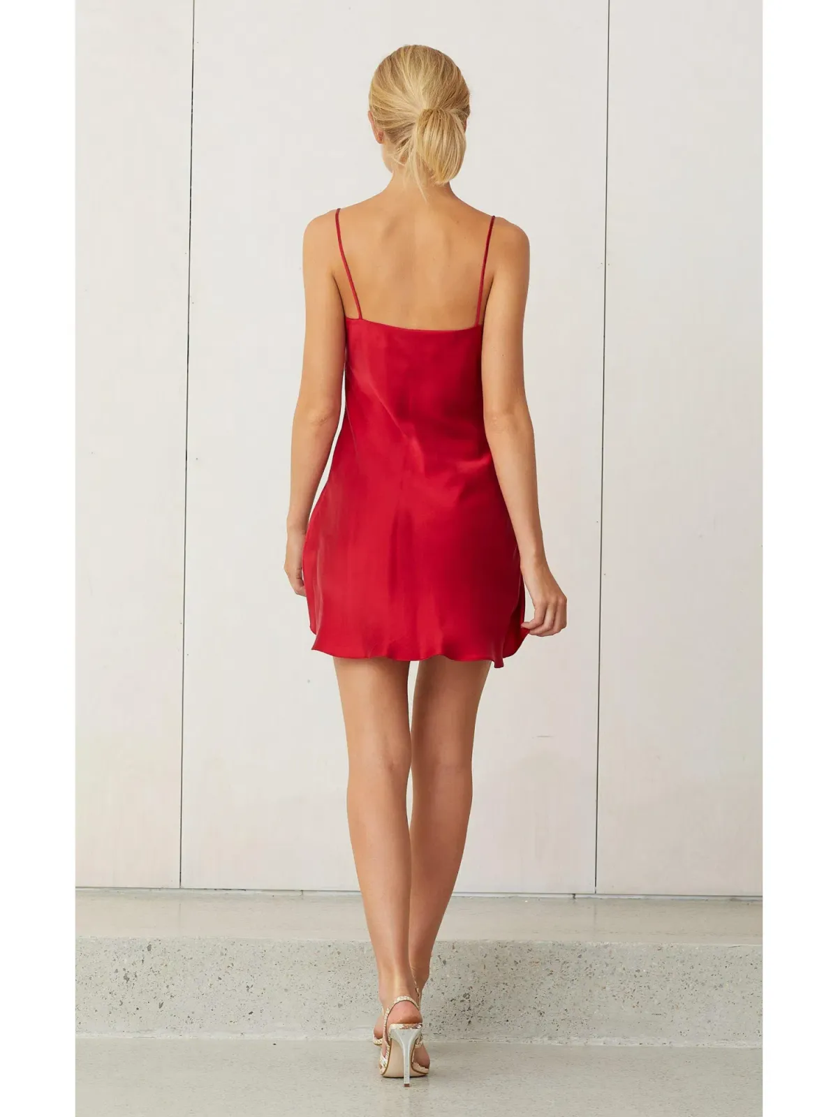 Bec & Bridge Classic Mini Dress Crimson Size AU 6 - Image 3
