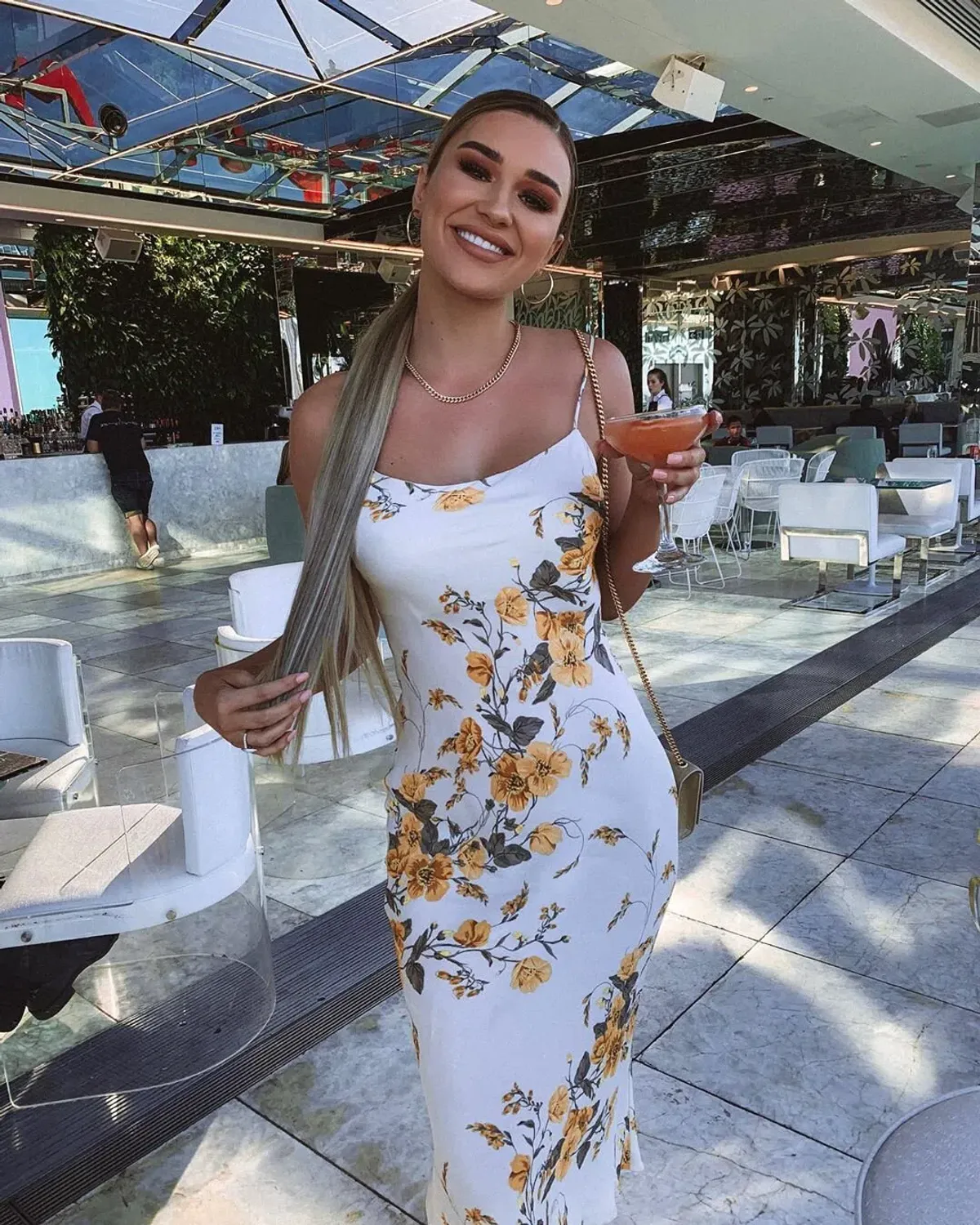 Bec & Bridge Mathilde Slip Dress Print Size 8 - Image 1