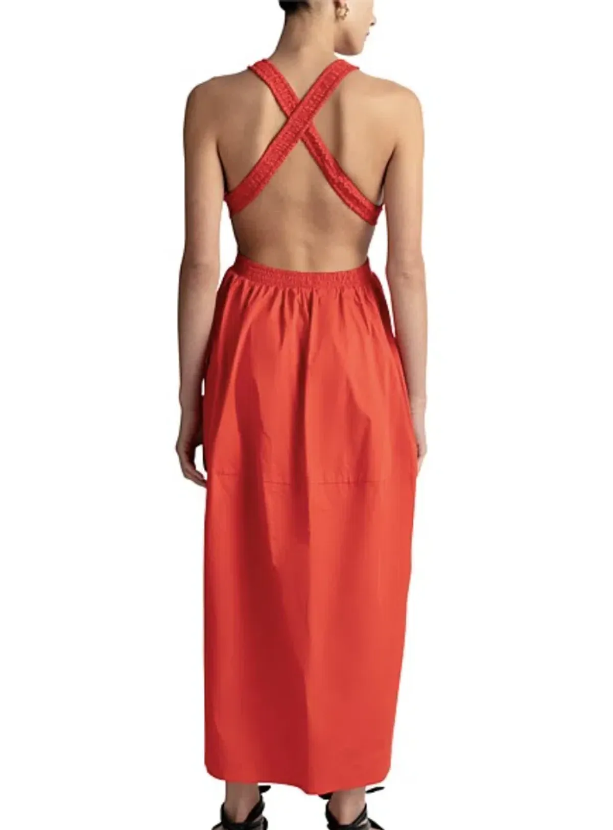 Camilla and Marc Pollina Midi Dress Red Size 10 - Image 5