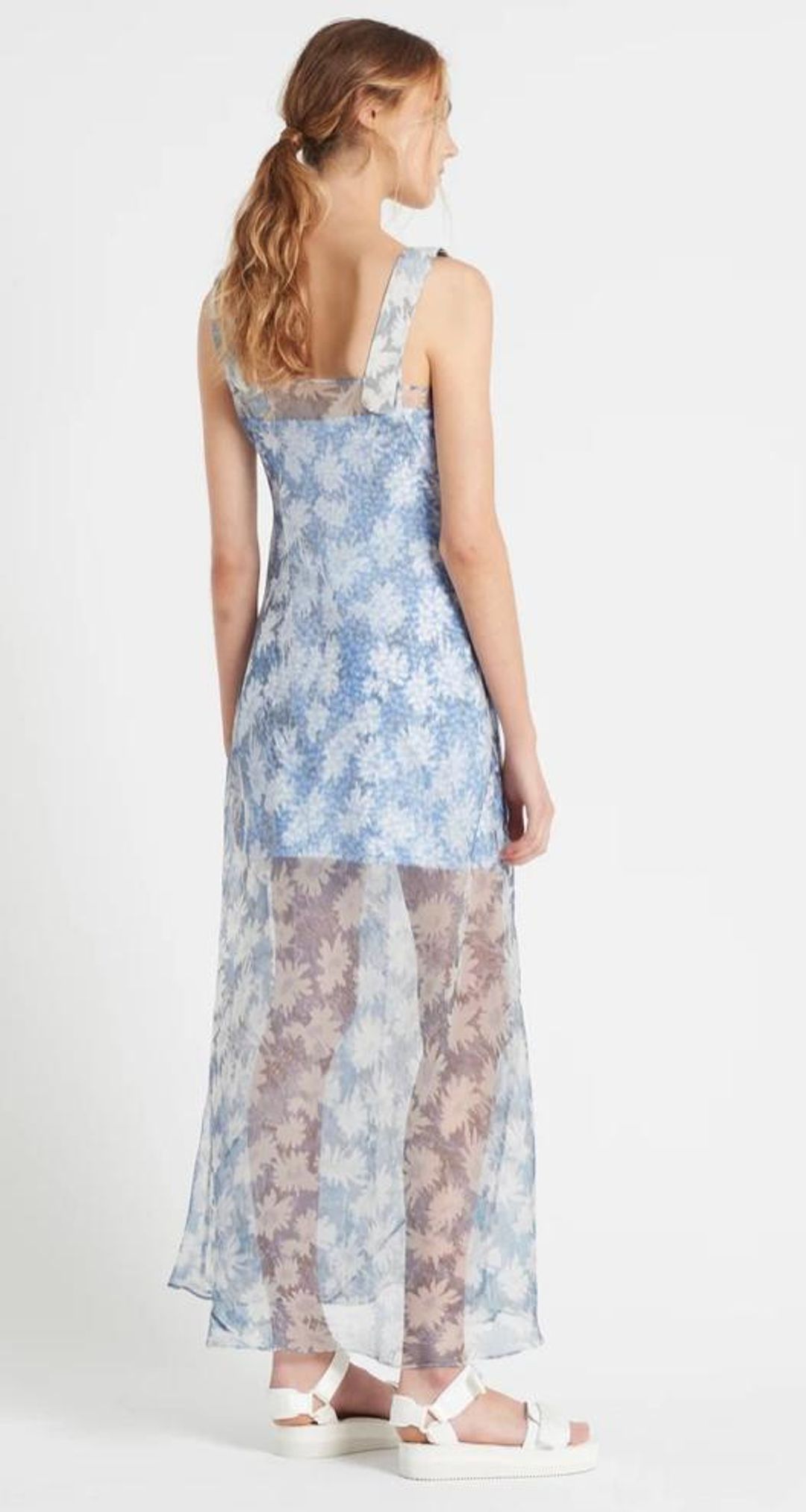 Sir The Label Anais Maxi Dress Blue Size 0 / AU 6 for rent on The Volte - main image