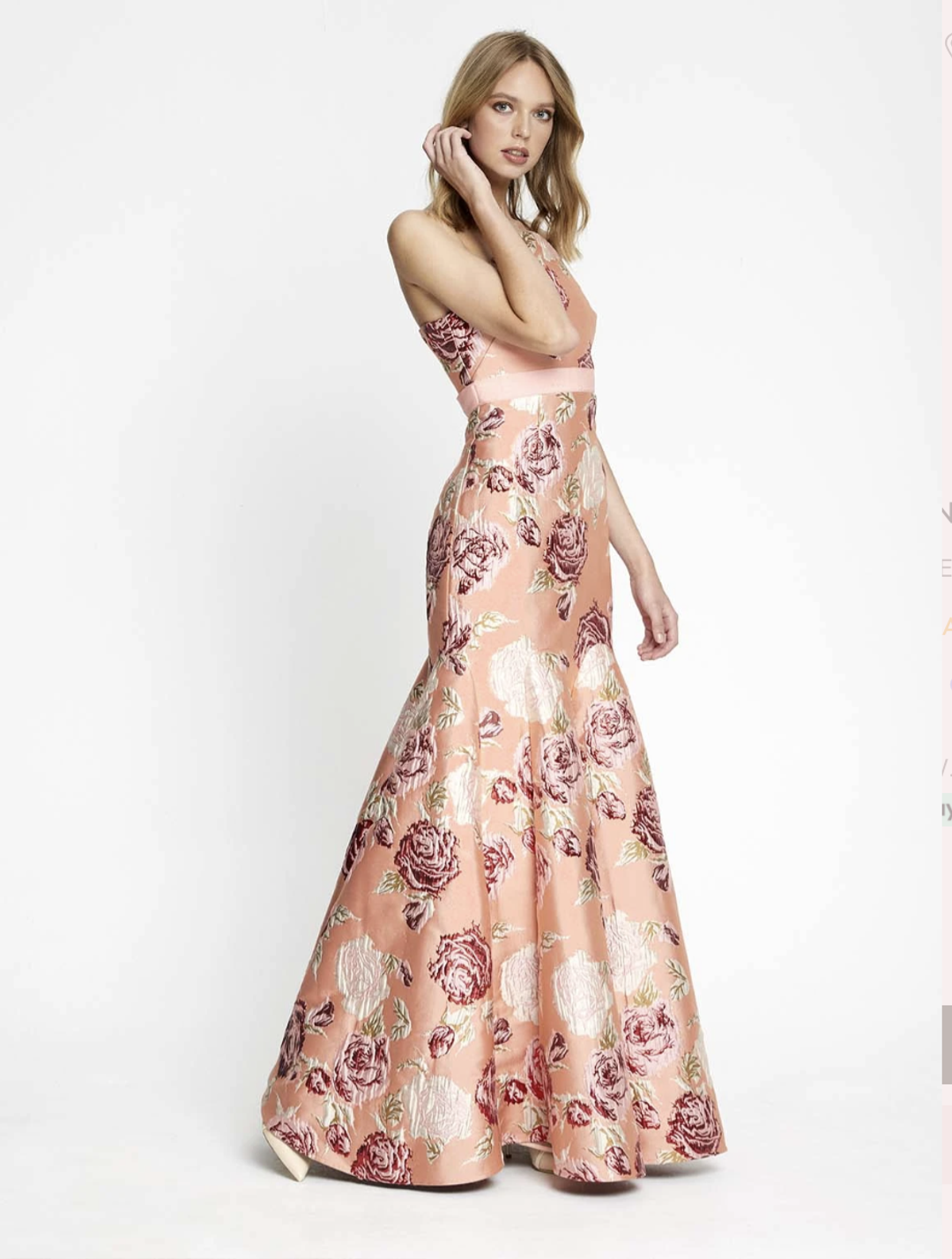 ALICE MCCALL TEA ROSE HEAVEN GOWN - SIZE 10 AU/6 US (RRP $795) for rent on The Volte - main image