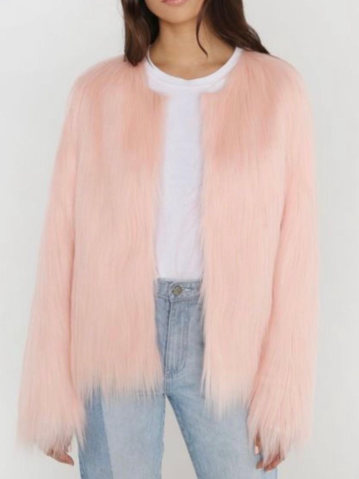 Unreal Fur Unreal Dream Jacket Pink Size 10 - Image 2